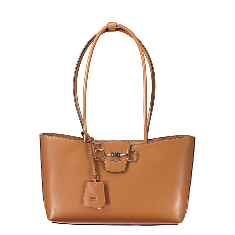 Guess Jeans Marrone Sac à main en polyuréthane pour femme