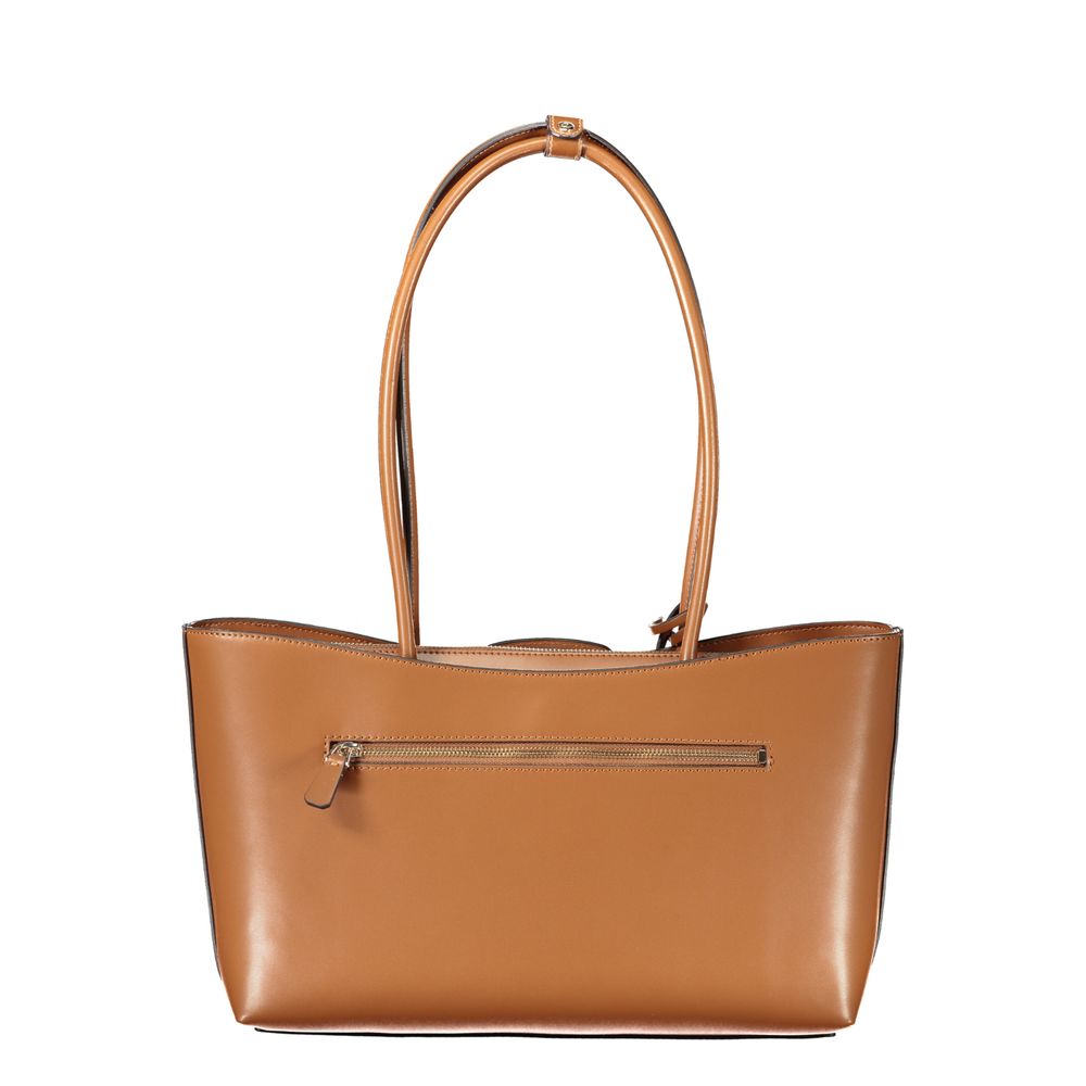 Guess Jeans Marrone Sac à main en polyuréthane pour femme