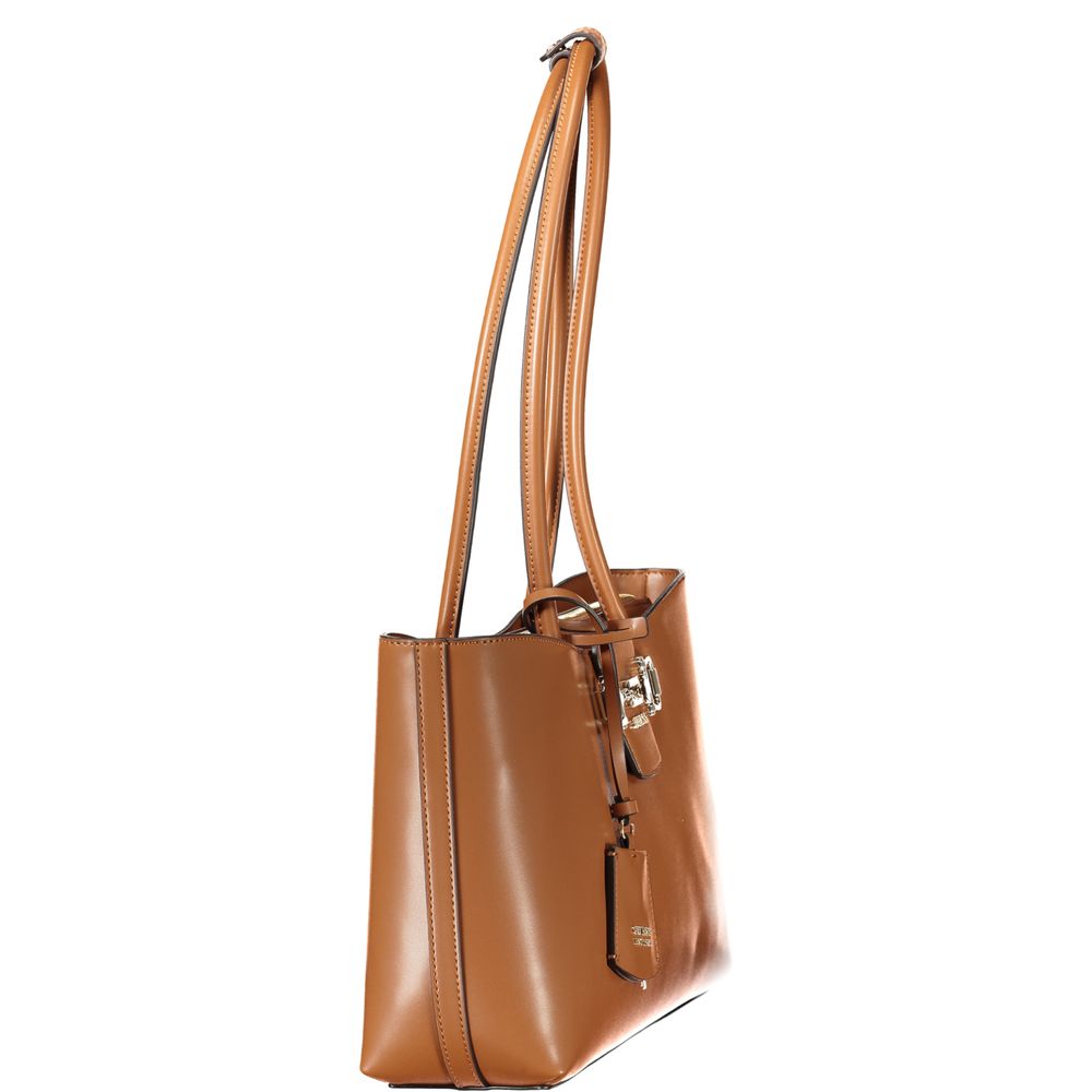 Guess Jeans Marrone Sac à main en polyuréthane pour femme