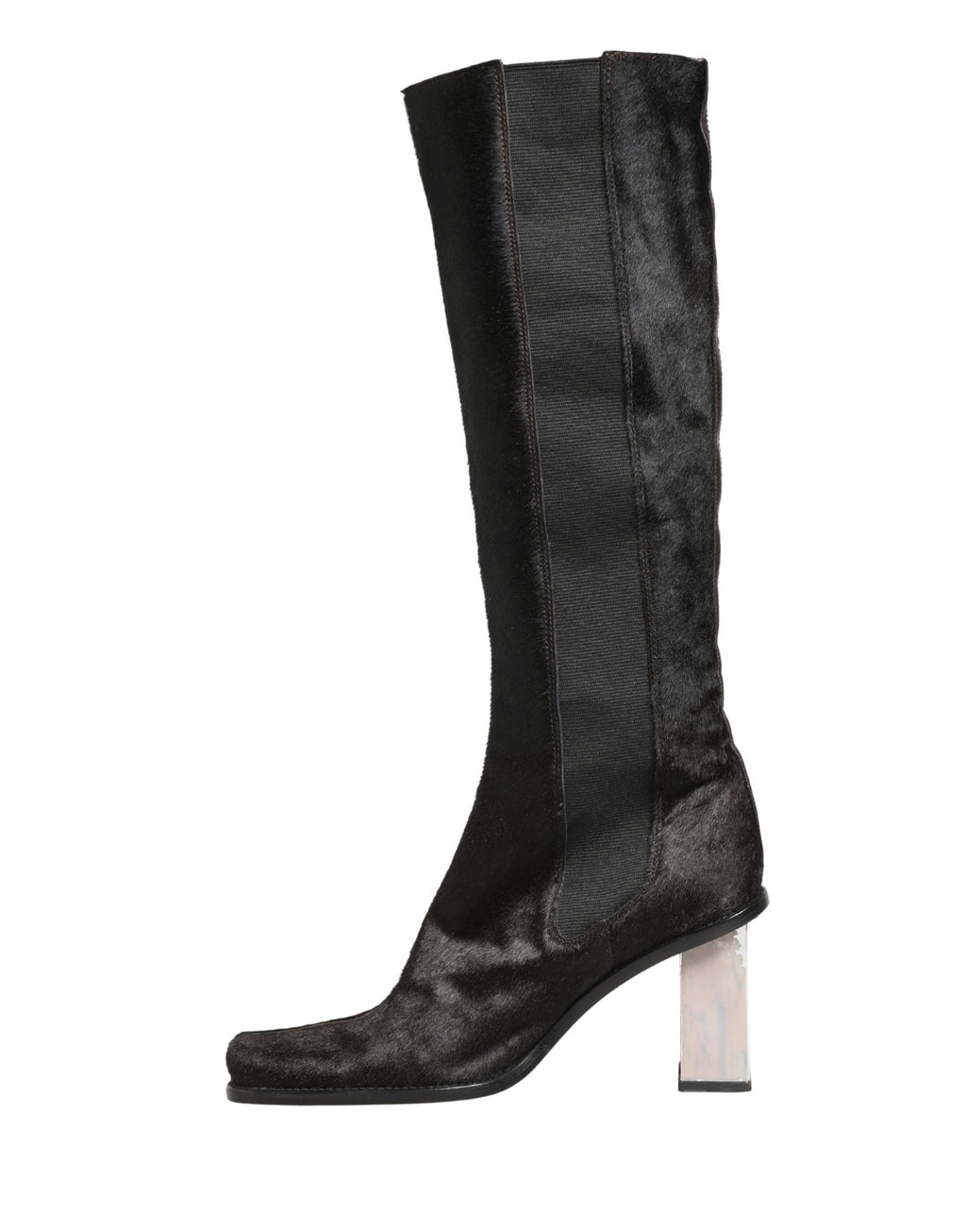 Dolce & Gabbana Black Over The Knee for Women side view