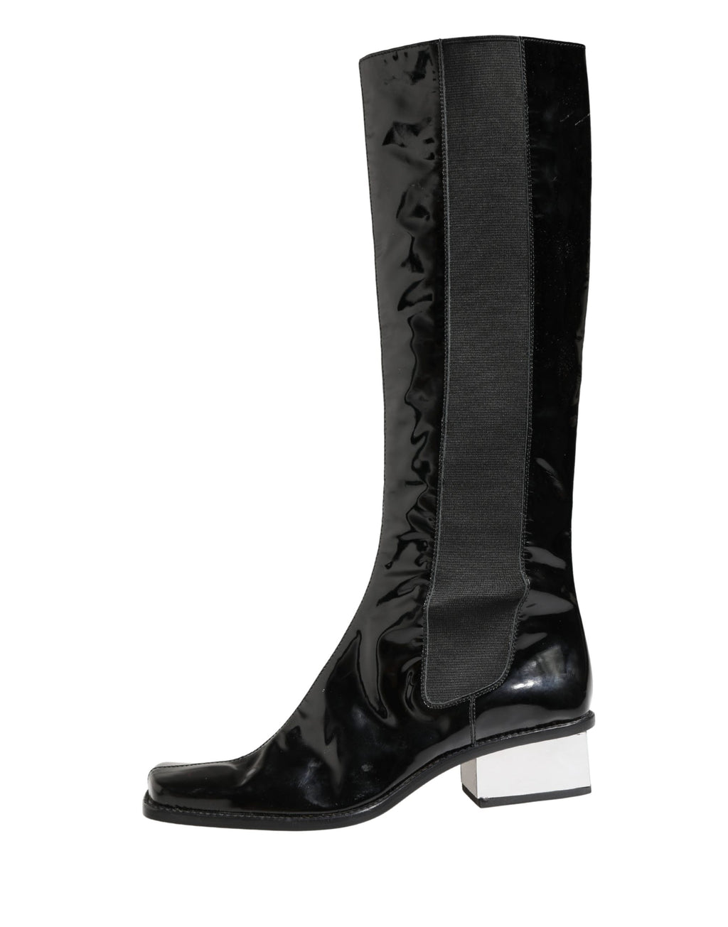 Dolce & Gabbana Black Over The Knee for Women side view