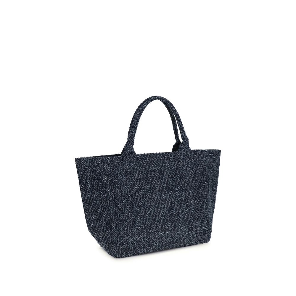 Ganni Blue Shoulder Bag for Women detail view