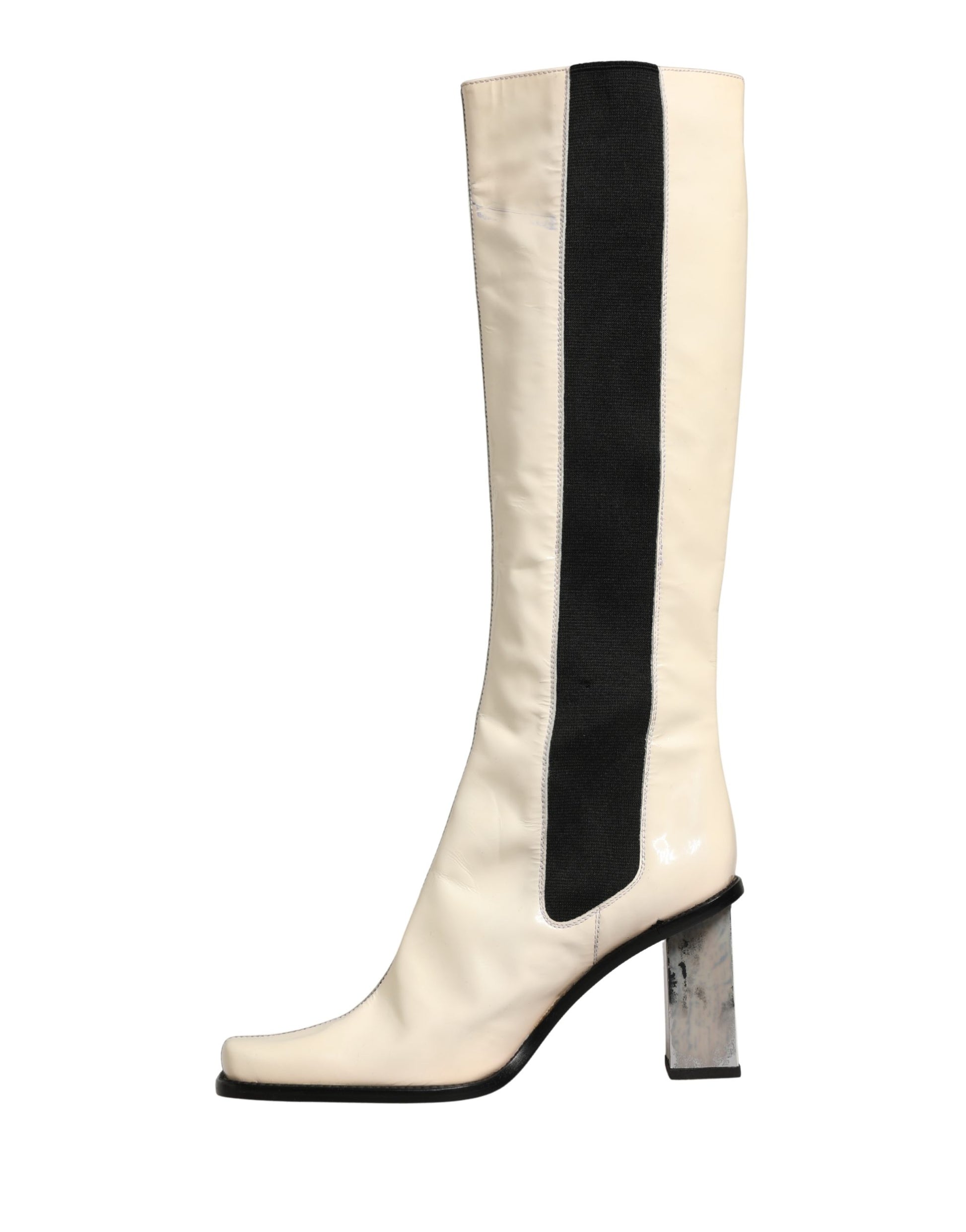 Dolce & Gabbana White Over The Knee for Women side view