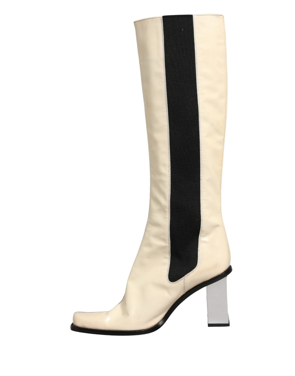 Dolce & Gabbana White Over The Knee for Women side view