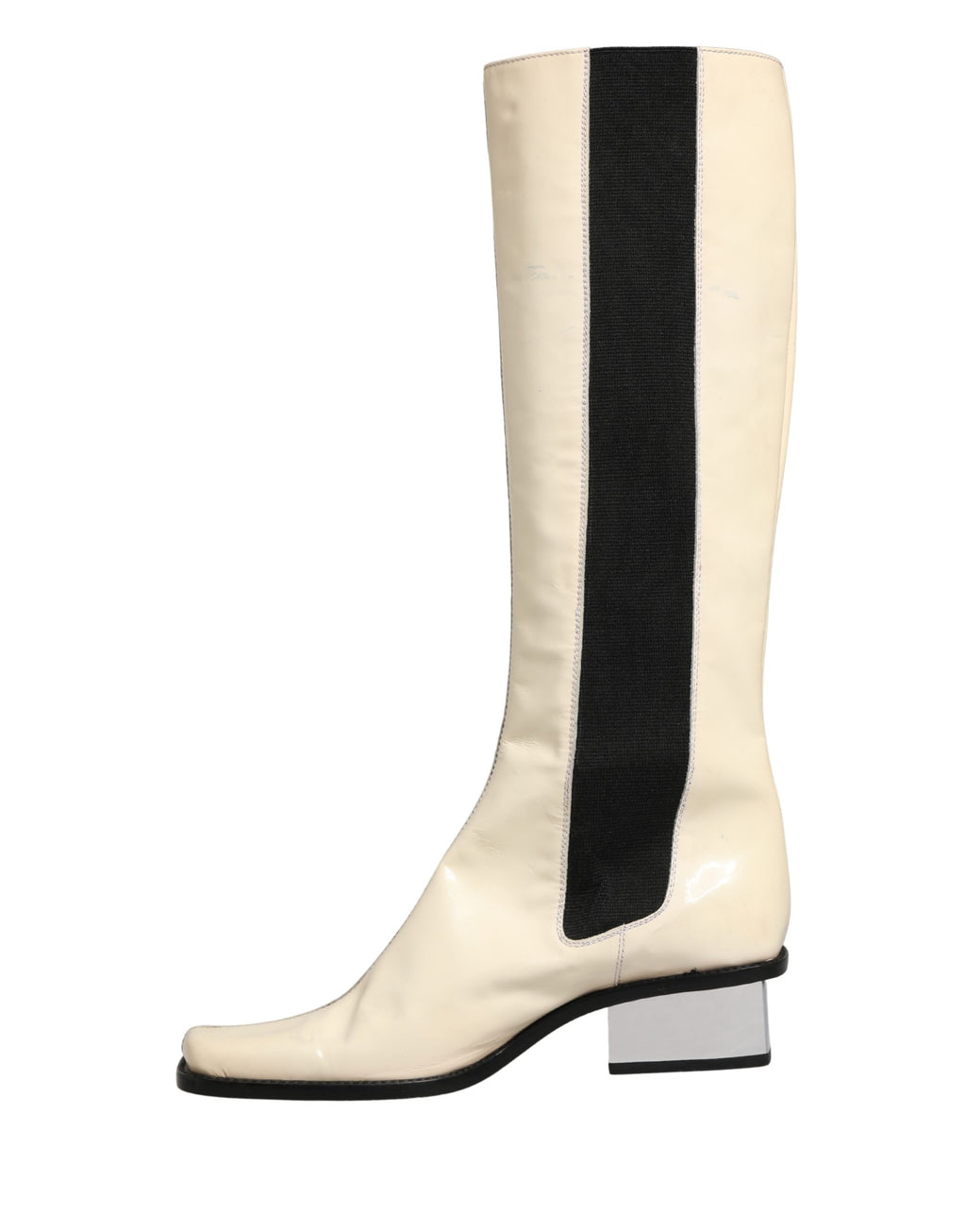 Dolce & Gabbana White Over The Knee for Women side view