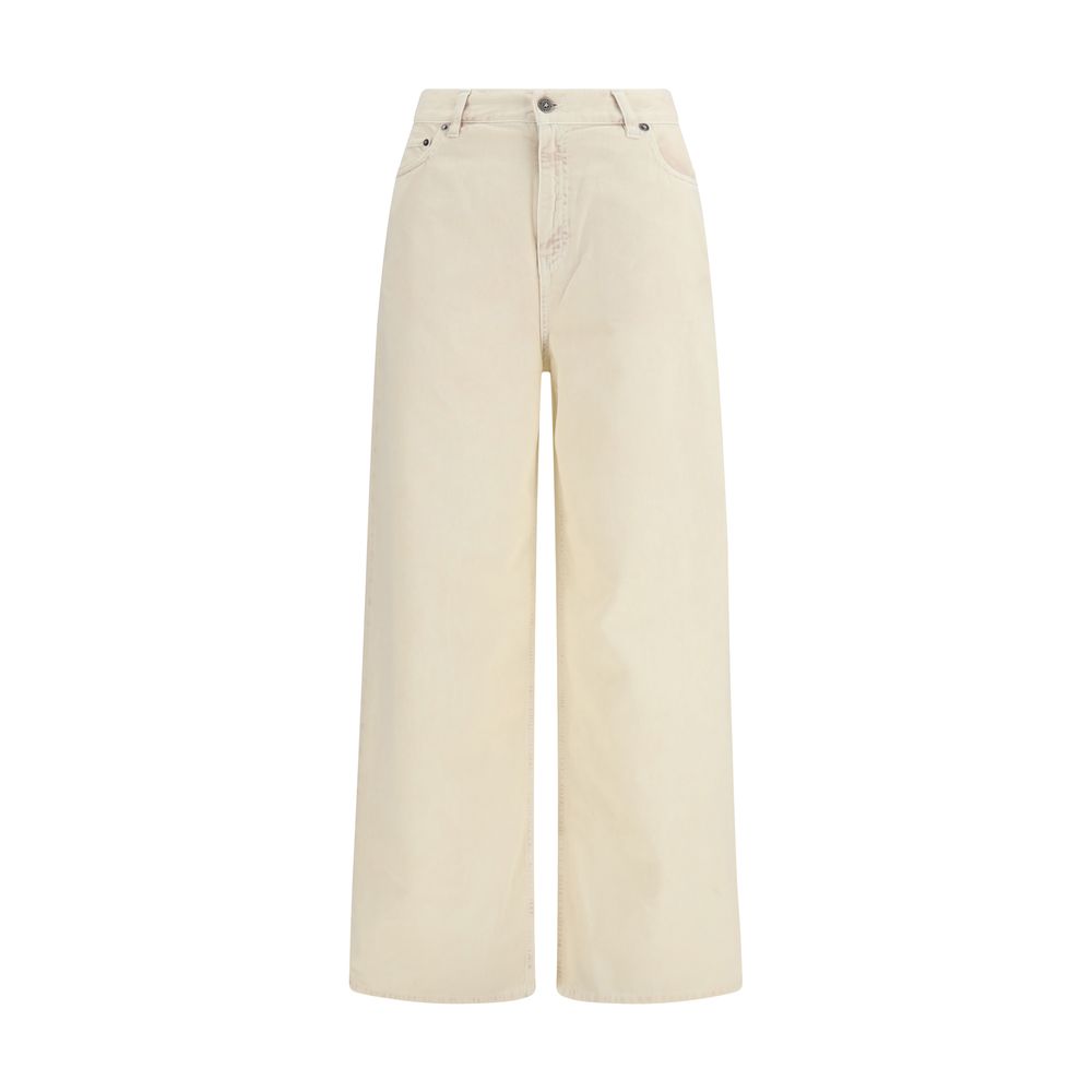 Jeans décontracté bicolore en coton Golden Goose