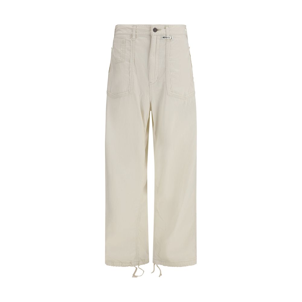 Maison Mihara Yasuhiro White Casual Pants for Women