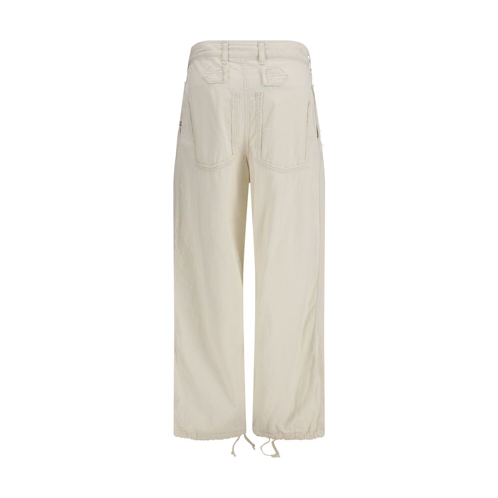 Maison Mihara Yasuhiro White Casual Pants for Women alternate view