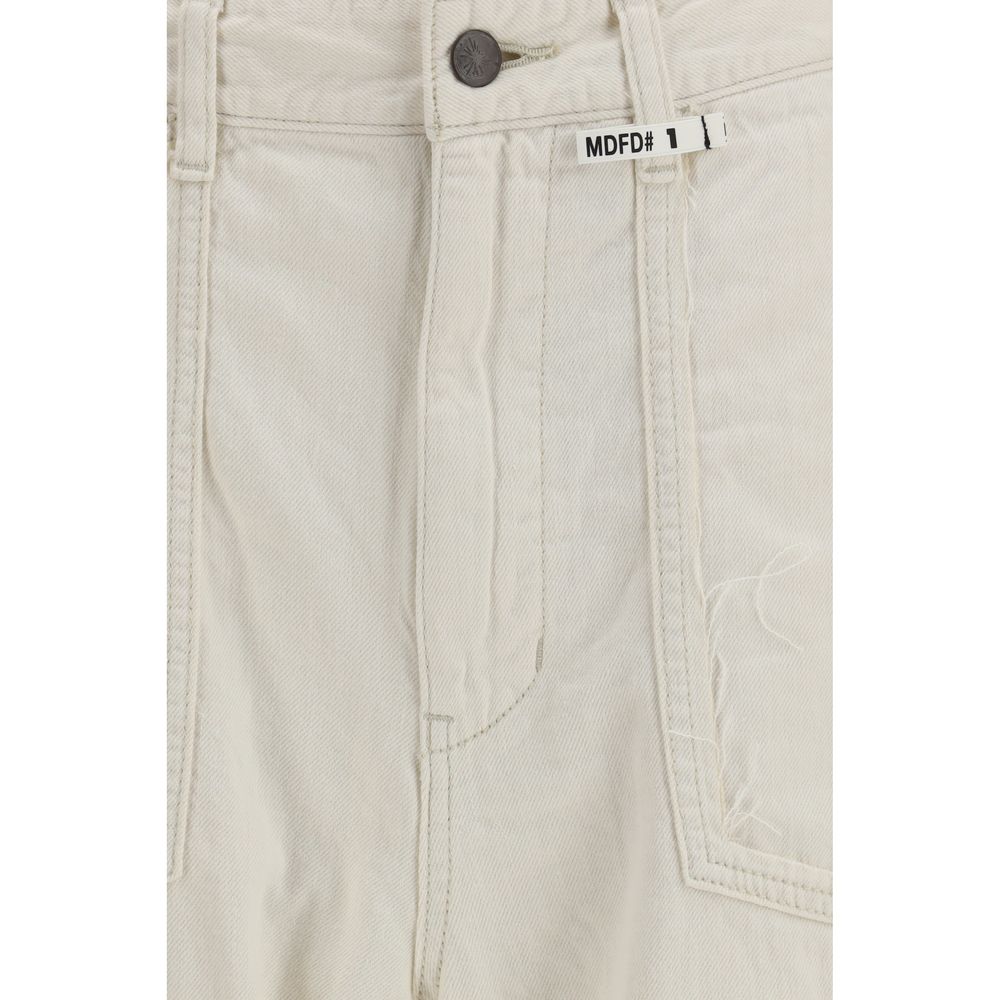 Maison Mihara Yasuhiro White Casual Pants for Women detail view