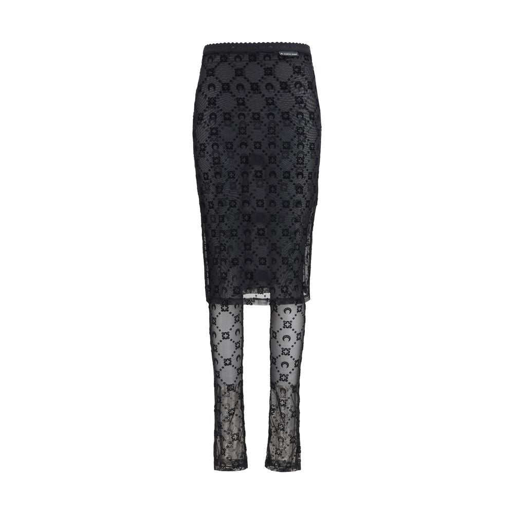 Marine Serre Black Midi for Women