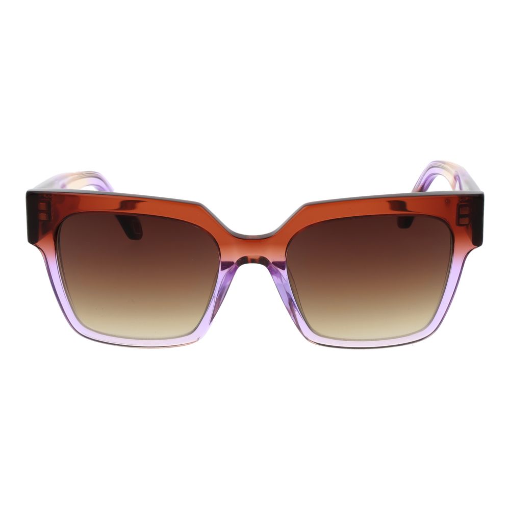 Lunettes de soleil en plastique violet Replay
