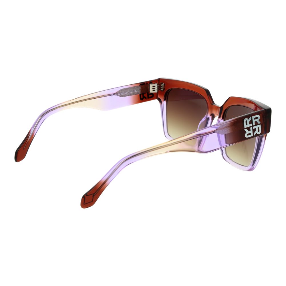 Lunettes de soleil en plastique violet Replay