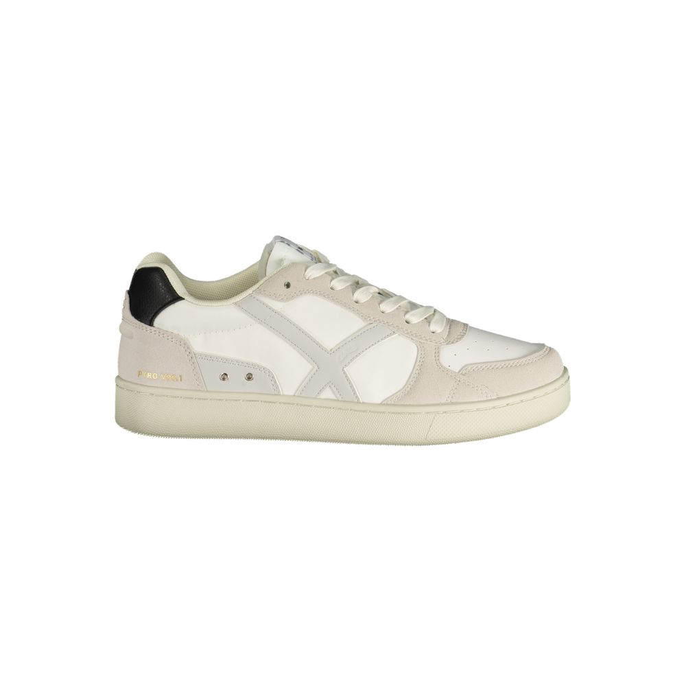 Baskets homme en polyester Gas Bianco