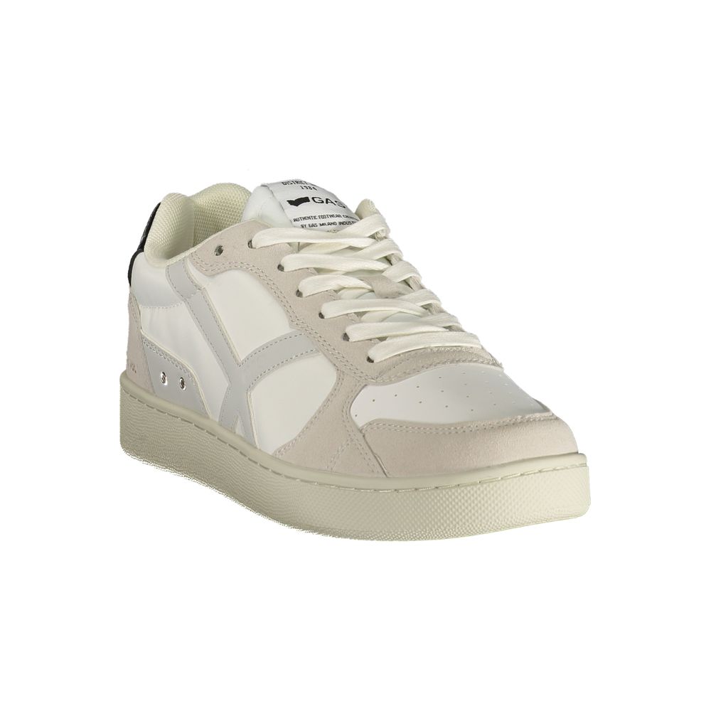 Baskets homme en polyester Gas Bianco