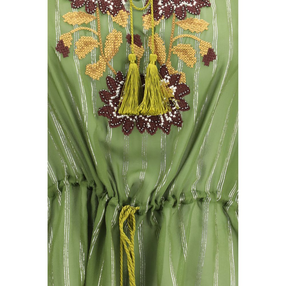 Chemise Valentino en soie bicolore à motif