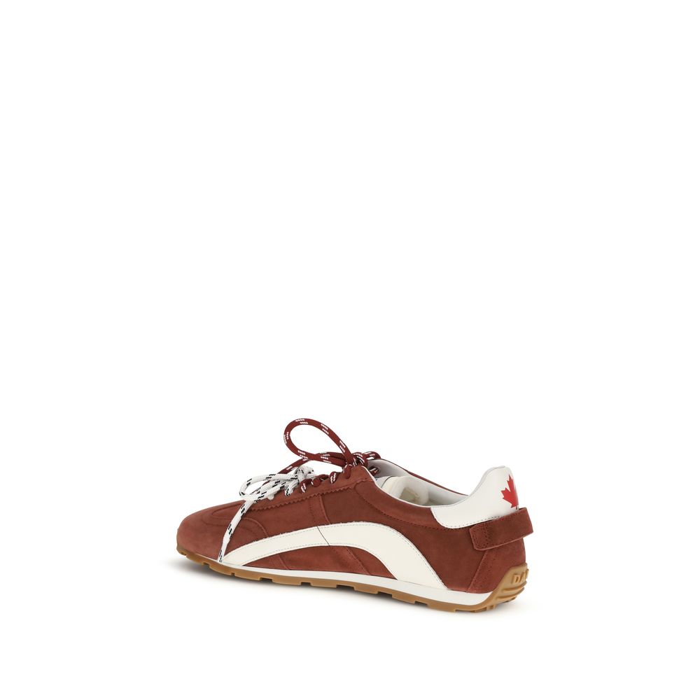 Baskets basses Dsquared² en cuir de veau multicolore Bos Taurus