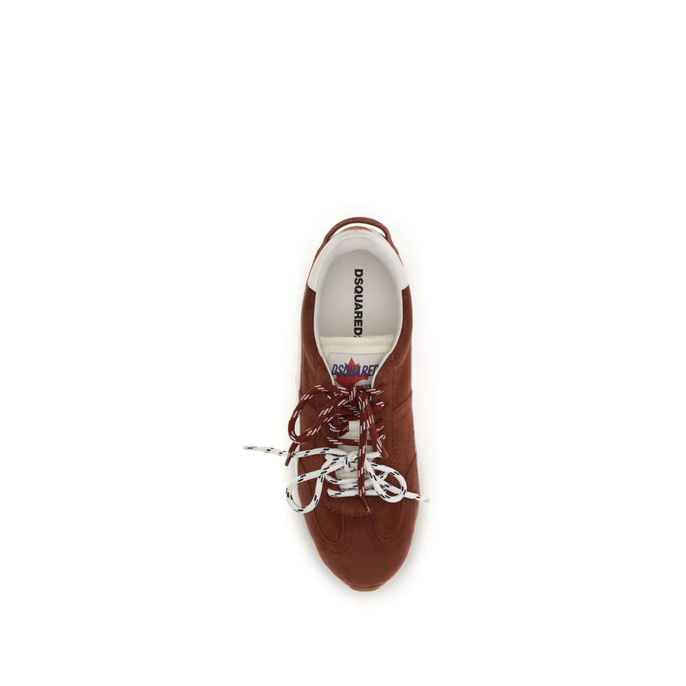 Baskets basses Dsquared² en cuir de veau multicolore Bos Taurus