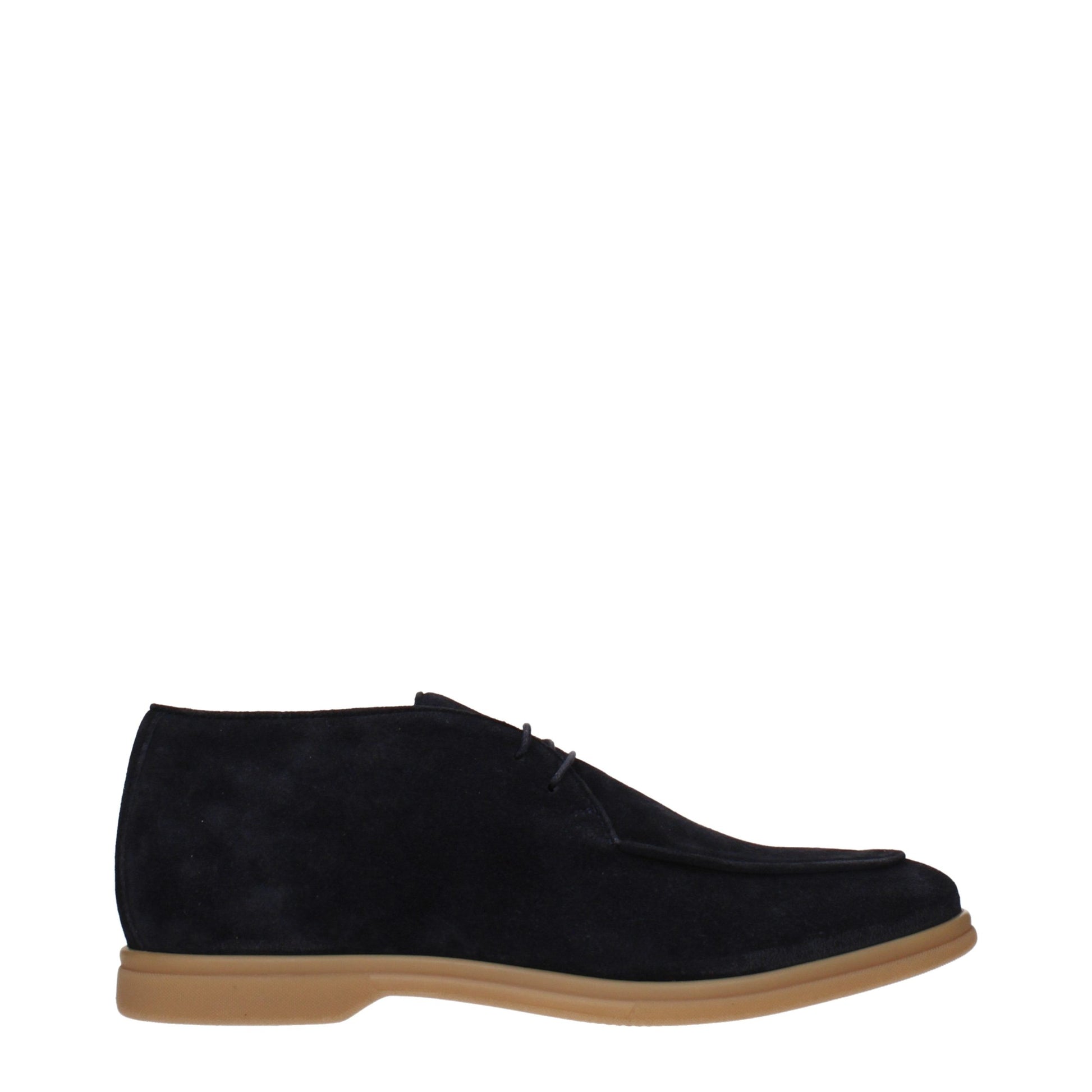Richelieus et Derbys Eleventy en Cuir Bleu