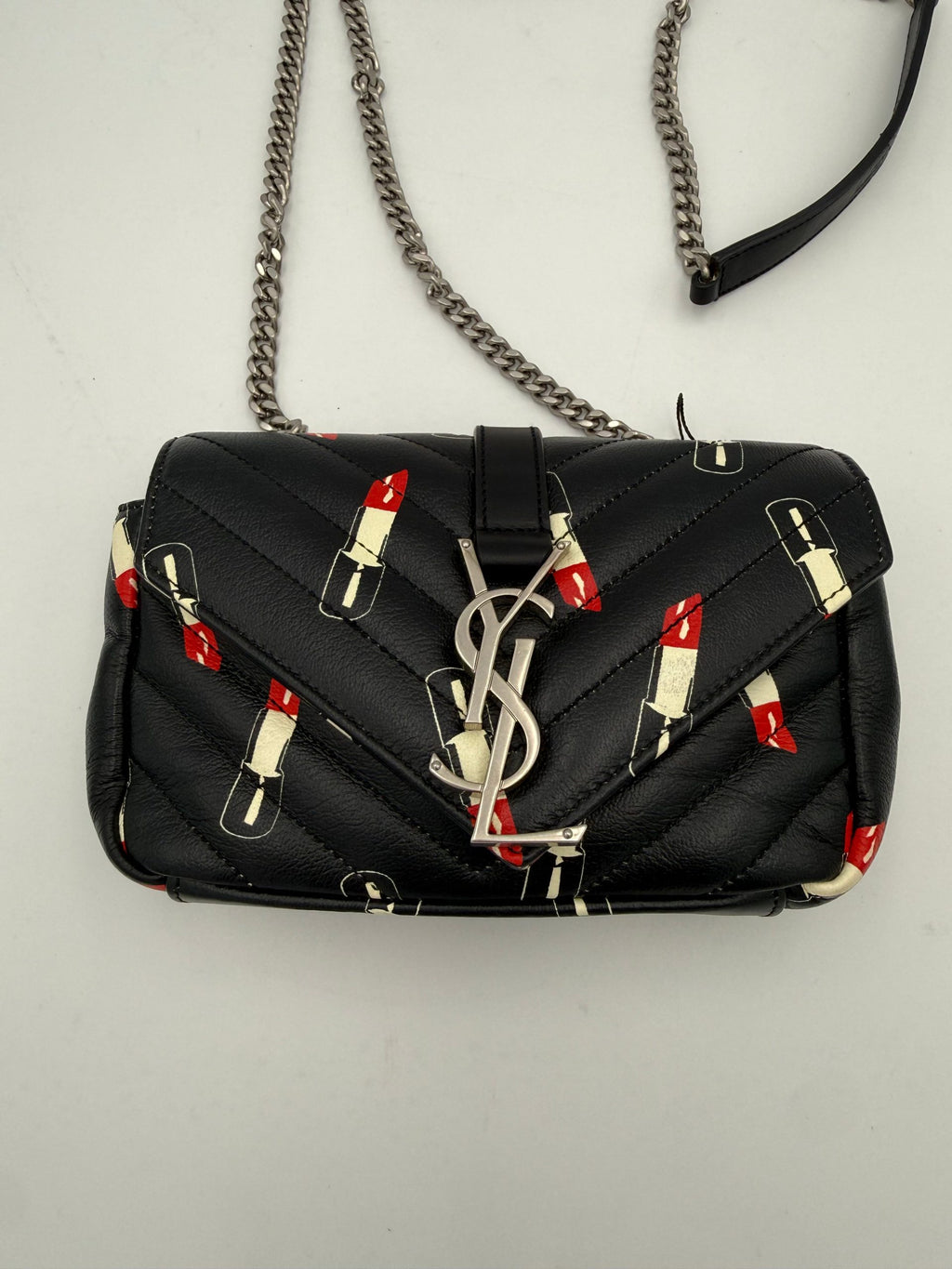 Saint Laurent SAINT LAURENT MINI COLLEGE Lip Stick Handbag