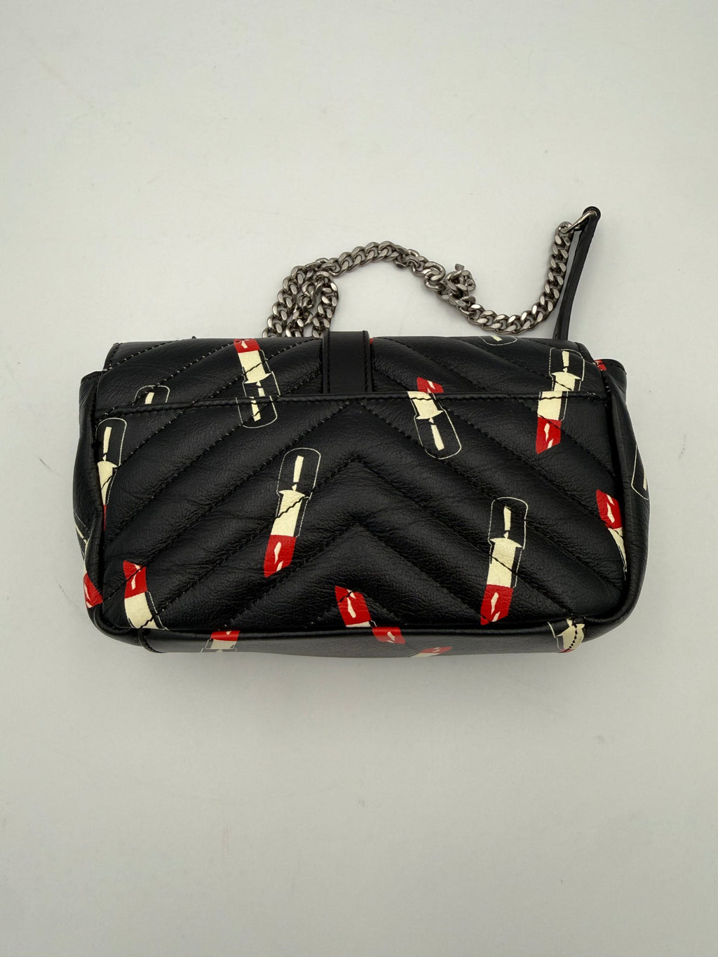 Saint Laurent SAINT LAURENT MINI COLLEGE Lip Stick Handbag