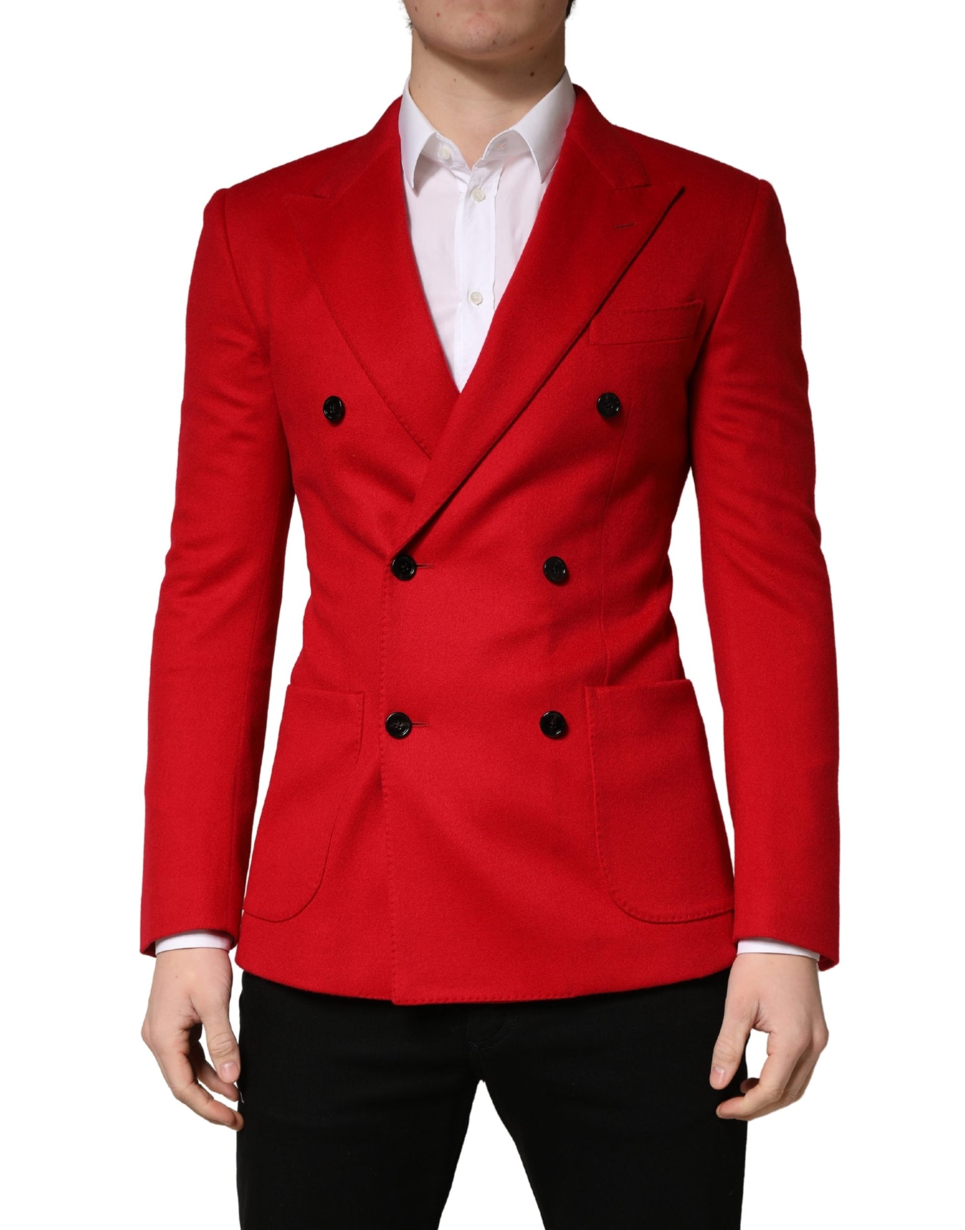 Dolce & Gabbana Red Coat for Men alternate view