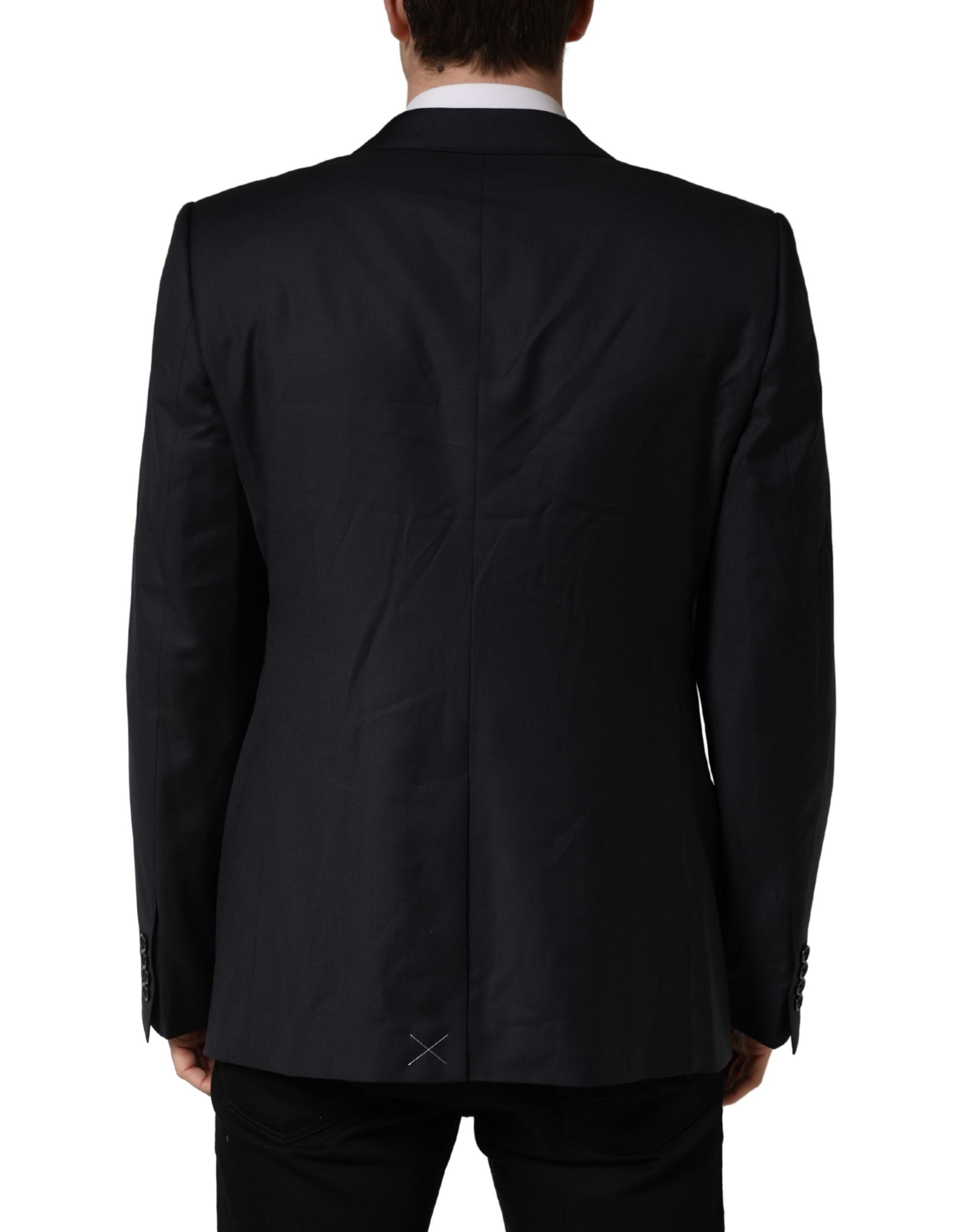 Dolce & Gabbana Black Coat for Men side view