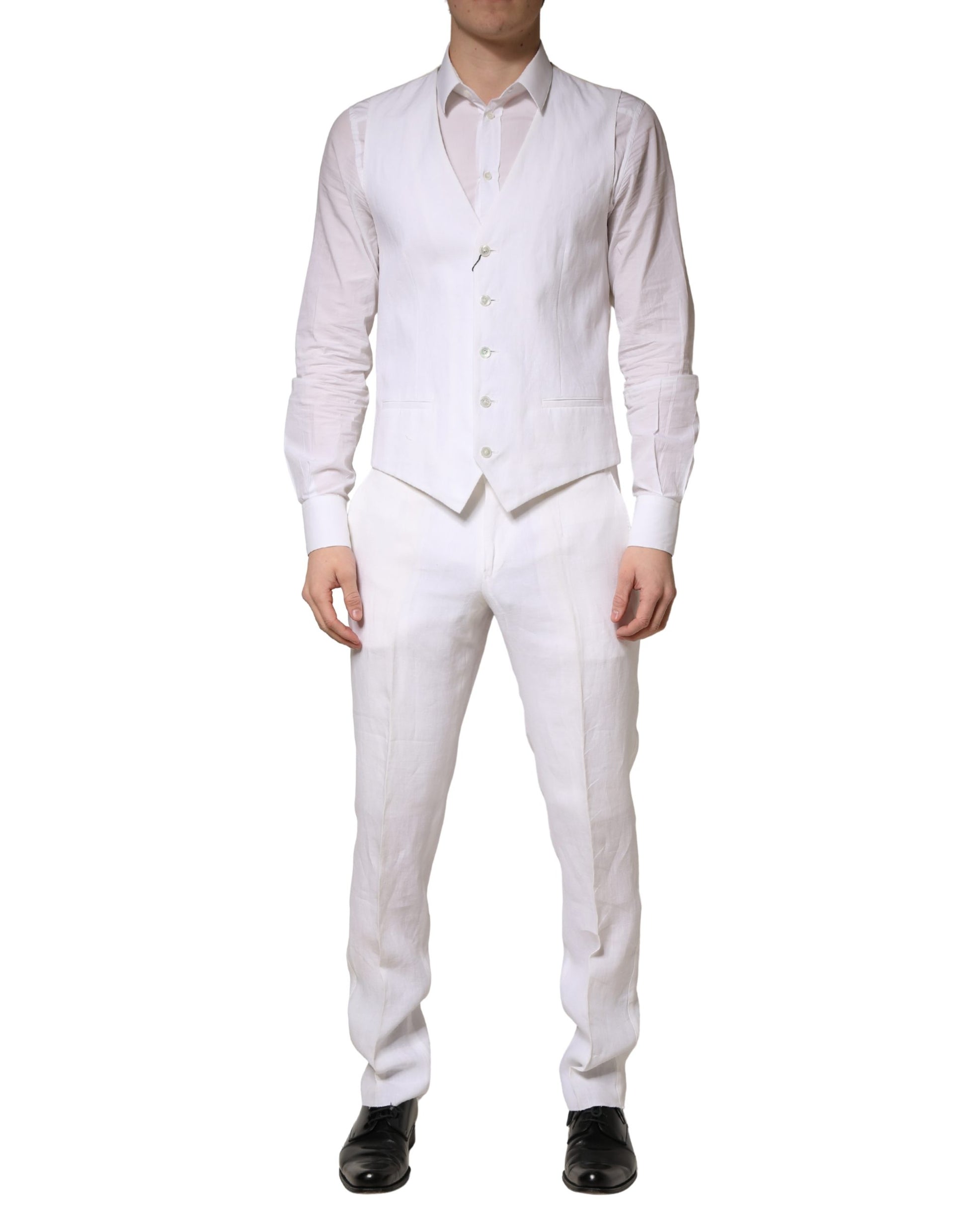 Dolce & Gabbana White Two Piece Suits for Men alternate view