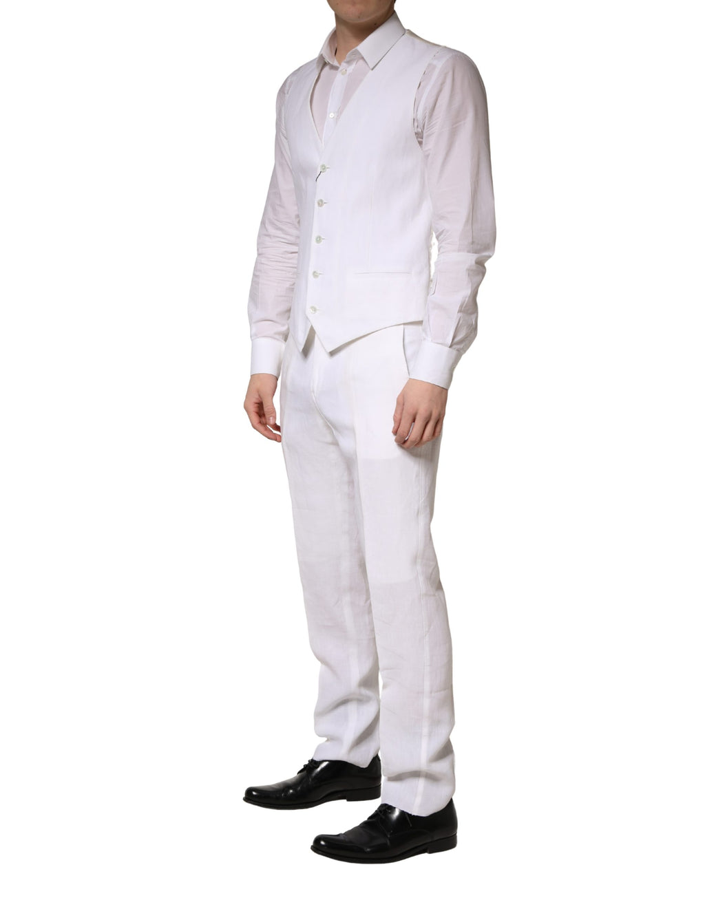 Dolce & Gabbana White Two Piece Suits for Men detail view