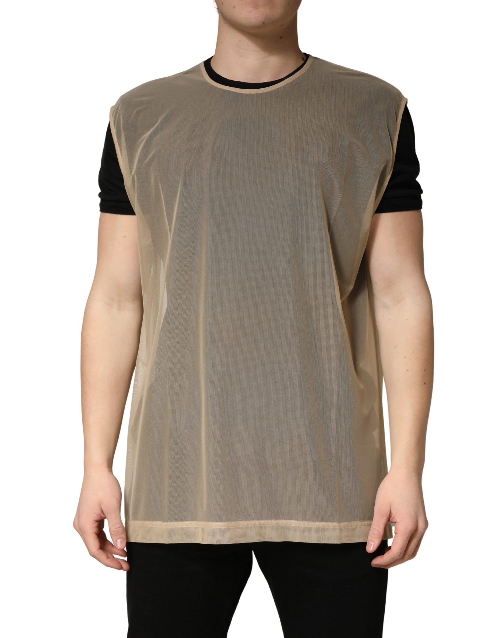 Dolce & Gabbana Beige Tank Tops T for Men alternate view