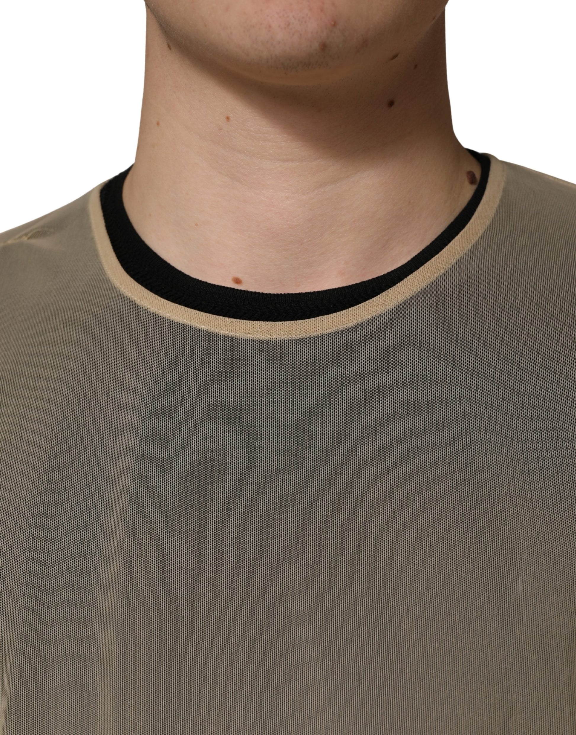 Dolce & Gabbana Beige Tank Tops T for Men additional view