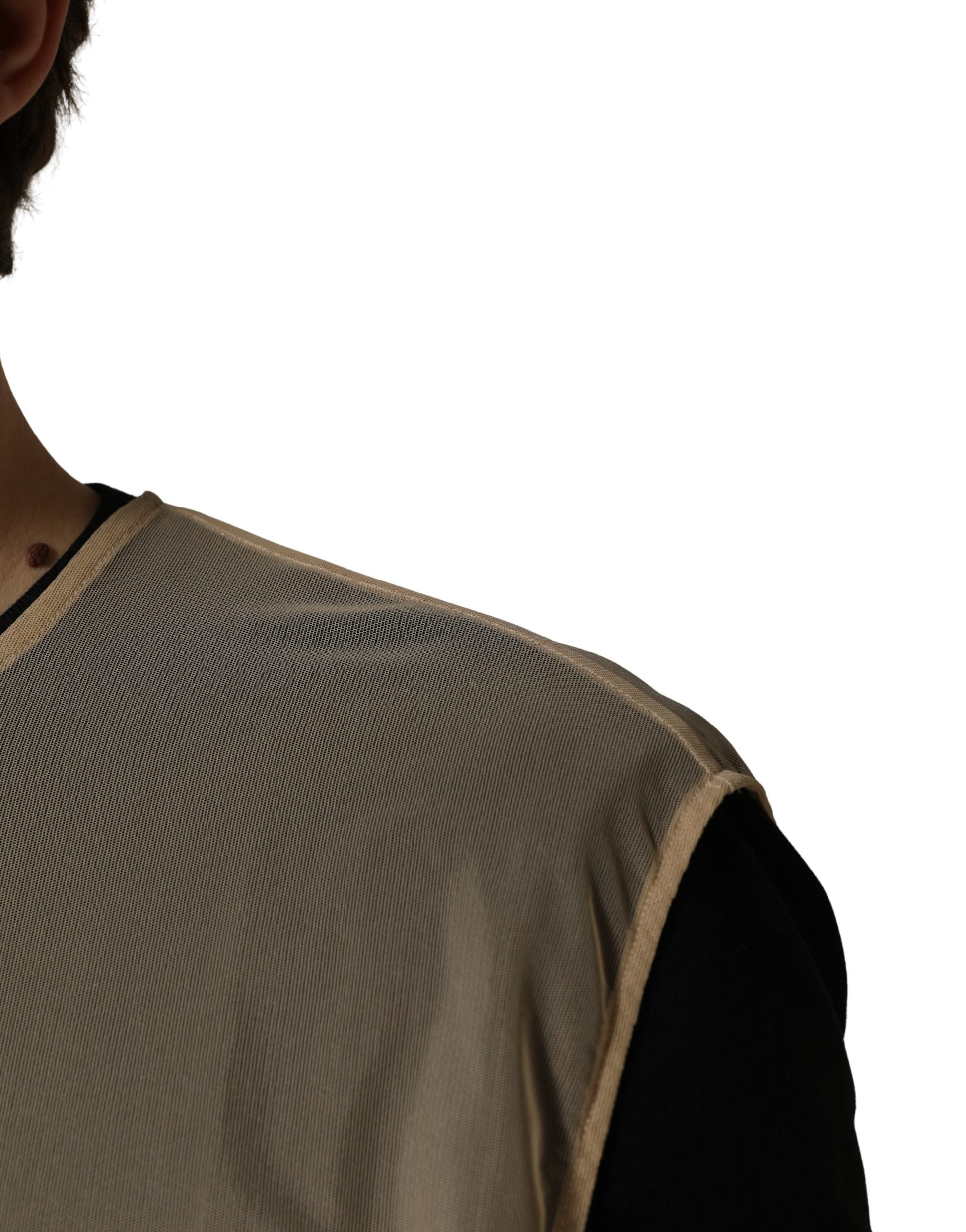 Dolce & Gabbana Beige Tank Tops T for Men additional view