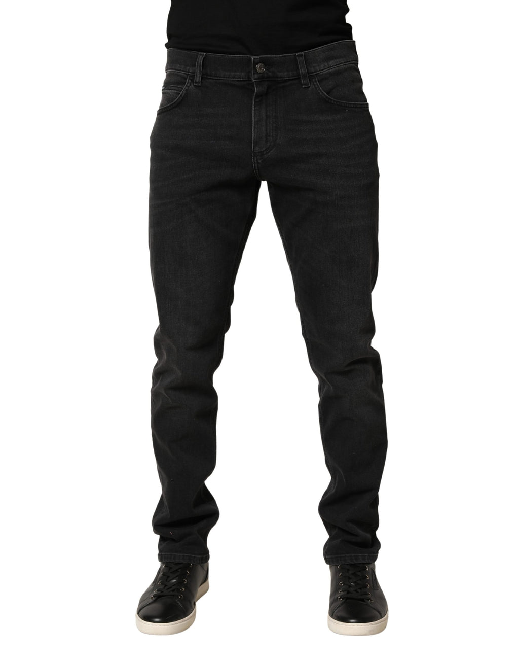 Dolce & Gabbana Black Skinny Jeans for Men