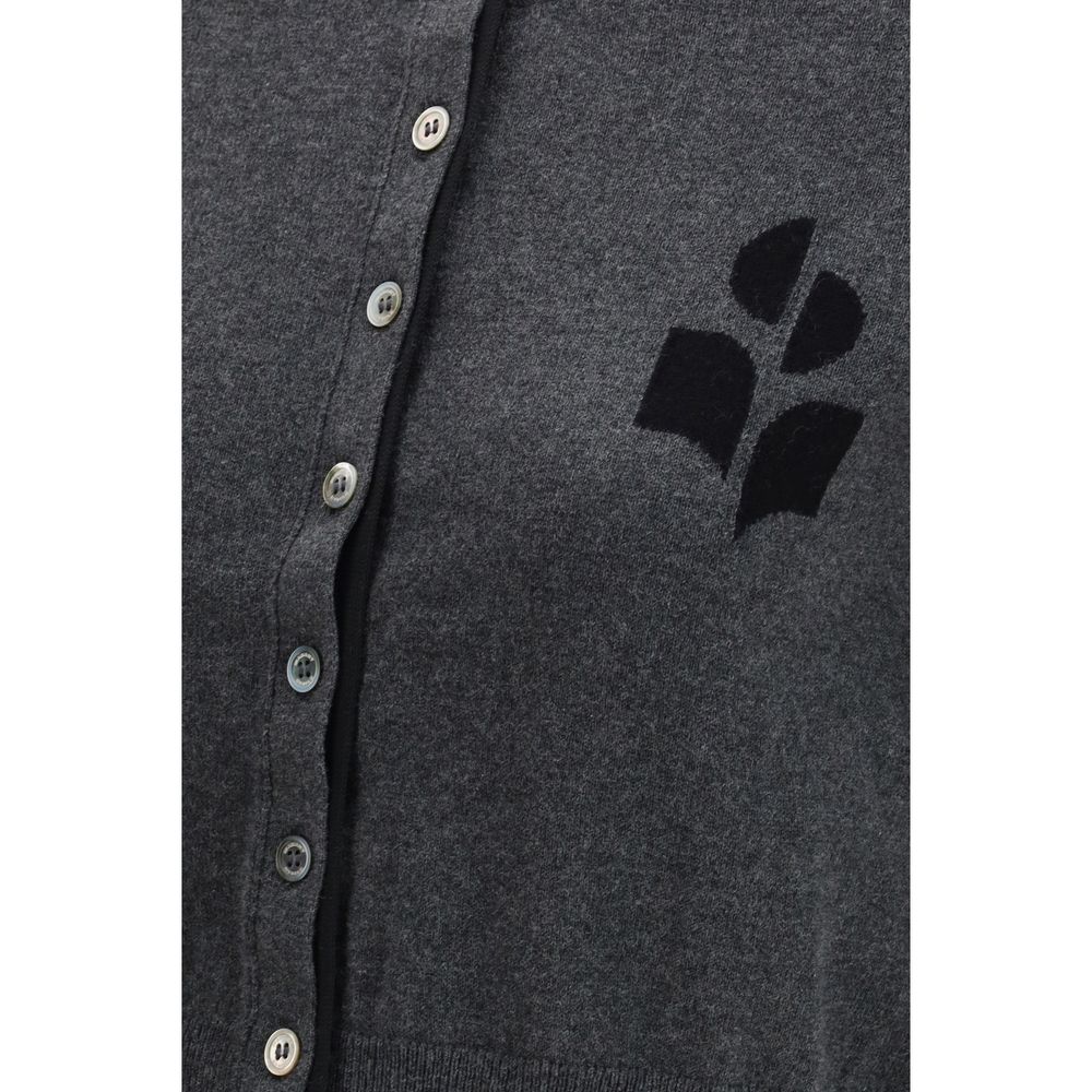 Marant Etoile Grey Cardigan for Women detail view