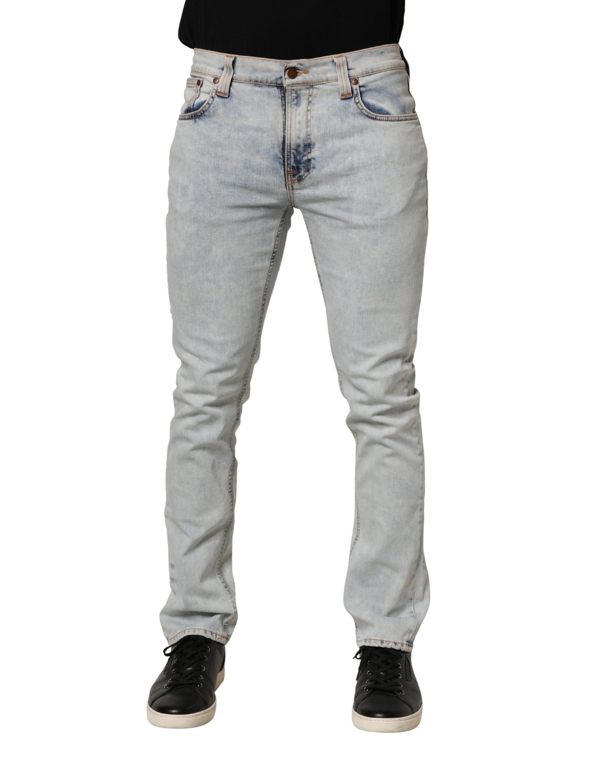 Nudie Jeans Blue Skinny Jeans for Men alternate view