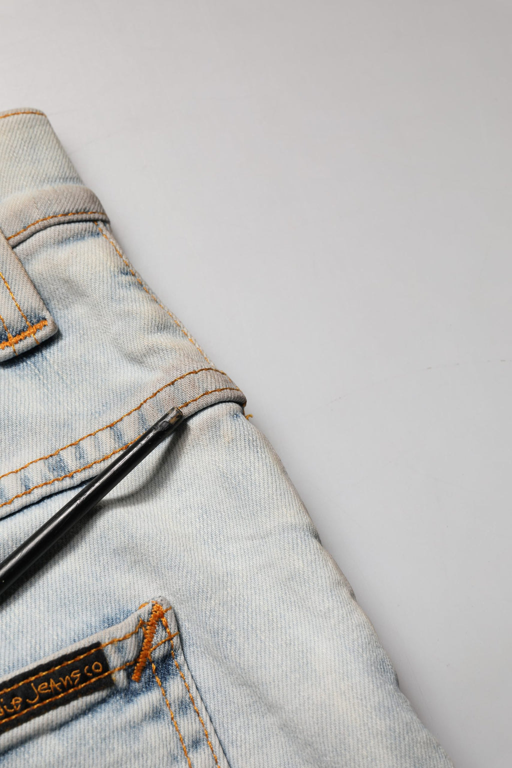 Nudie Jeans Blue Skinny Jeans for Men additional view