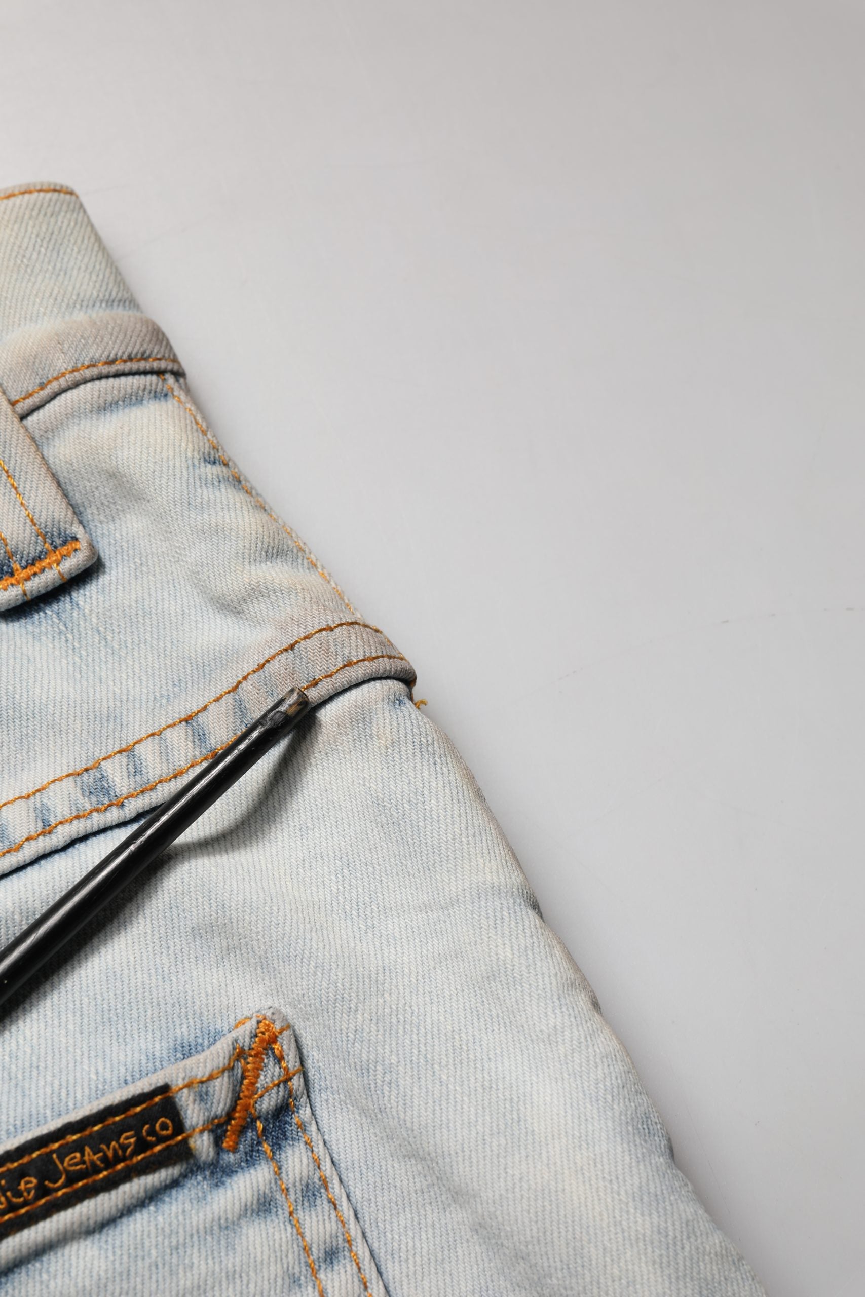 Nudie Jeans Blue Skinny Jeans for Men additional view