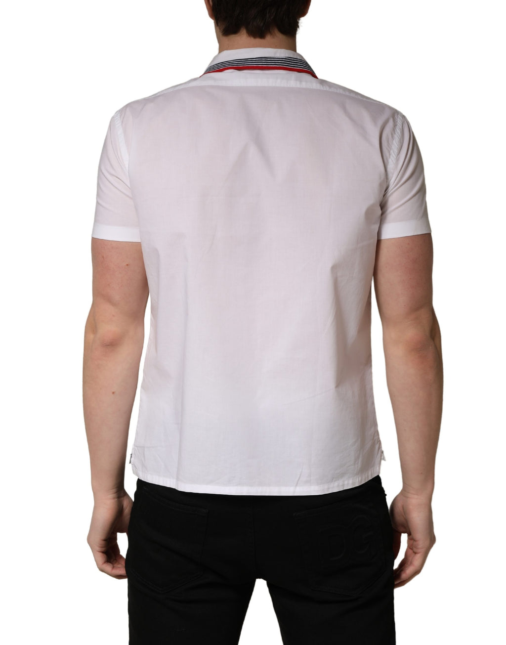 Daniele Alessandrini White Shortsleeve for Men side view