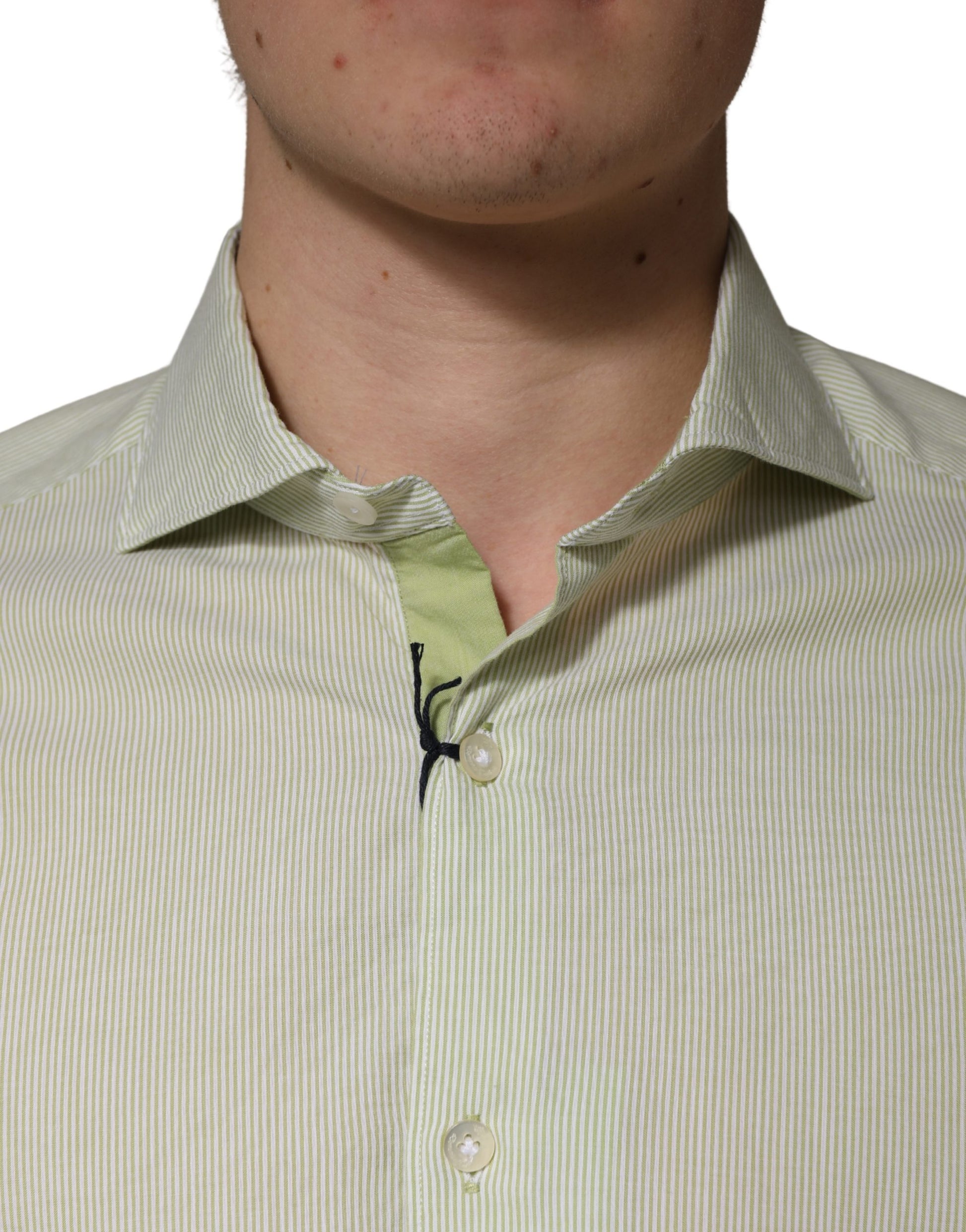 Domenico Tagliente Green Dress Shirt for Men additional view