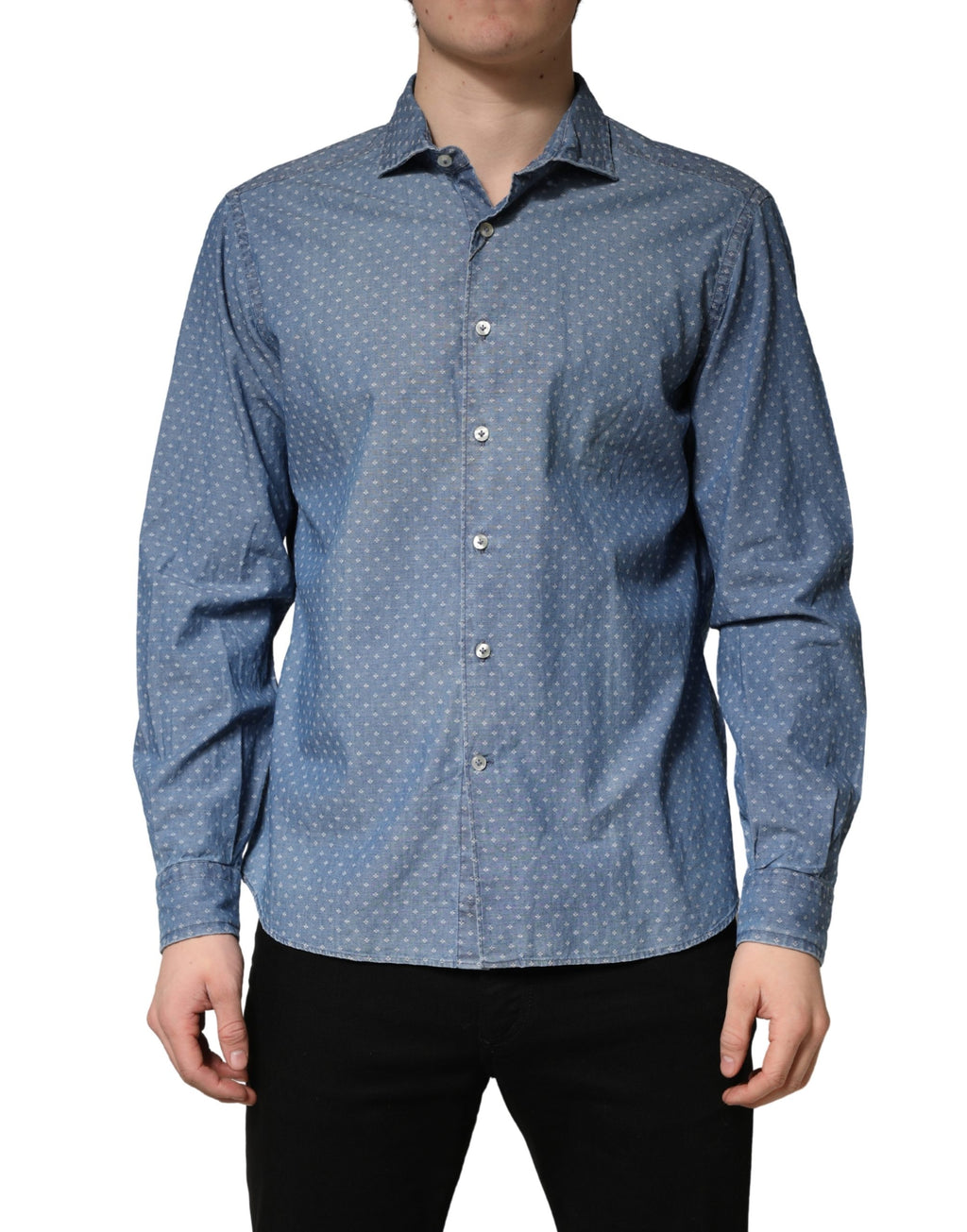 Domenico Tagliente Blue Shirt for Men