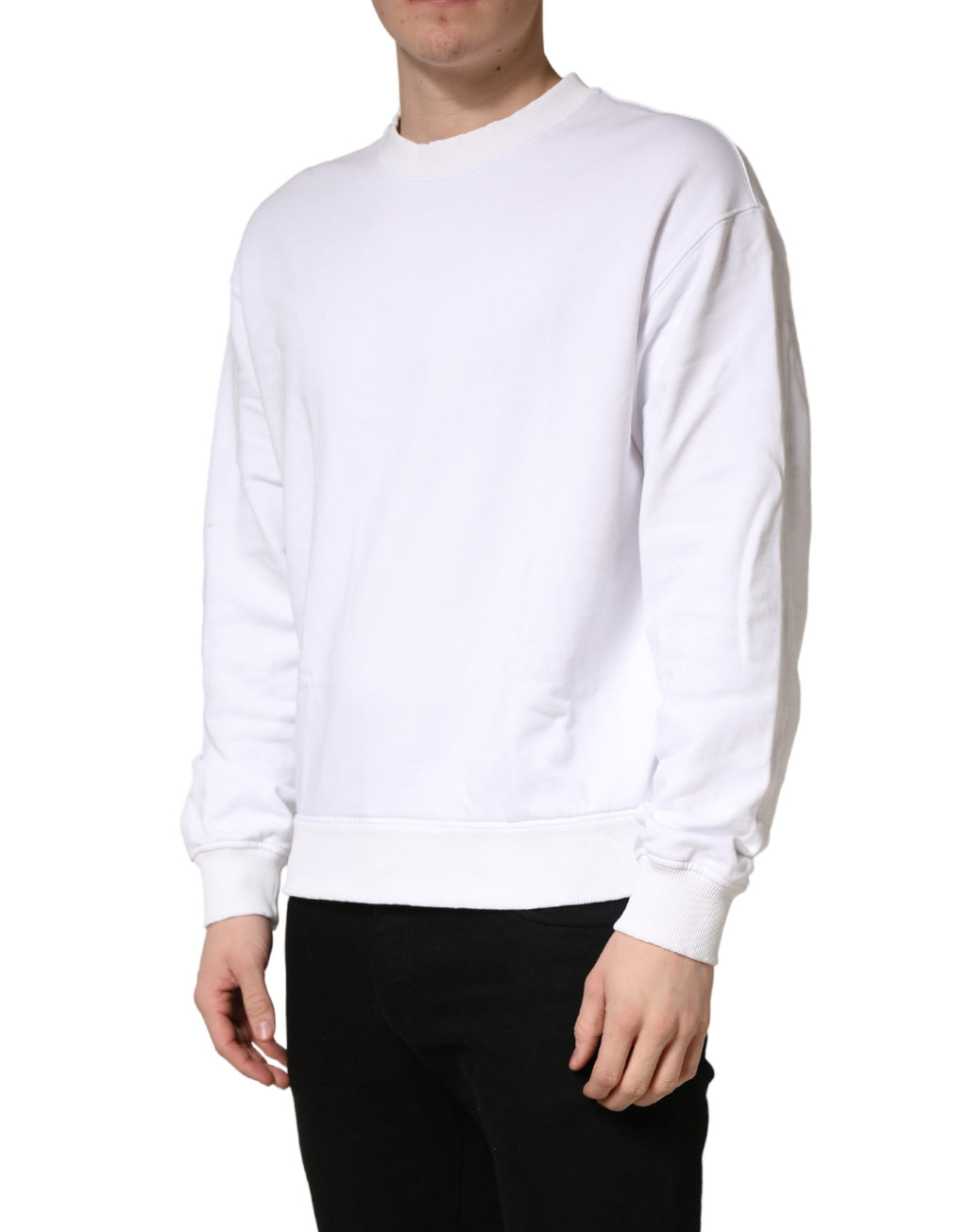 Dolce & Gabbana White Sweatshirt for Men detail view