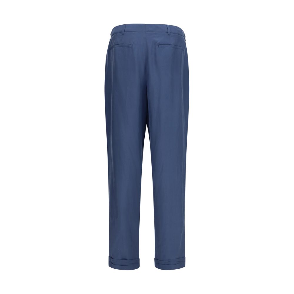 Saint Laurent Blue Dress Pants for Men alternate view