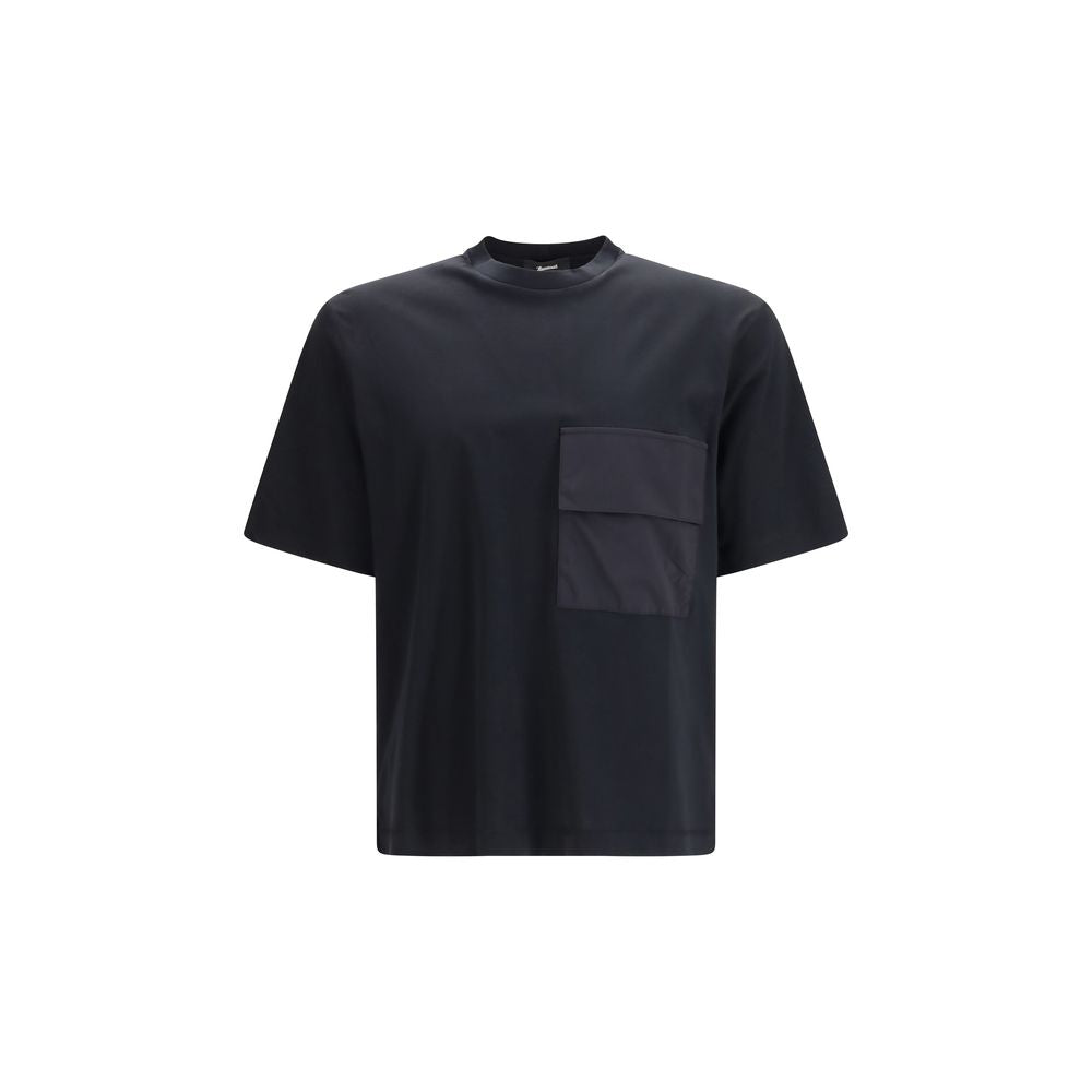 T-shirt LAMINAR en coton noir