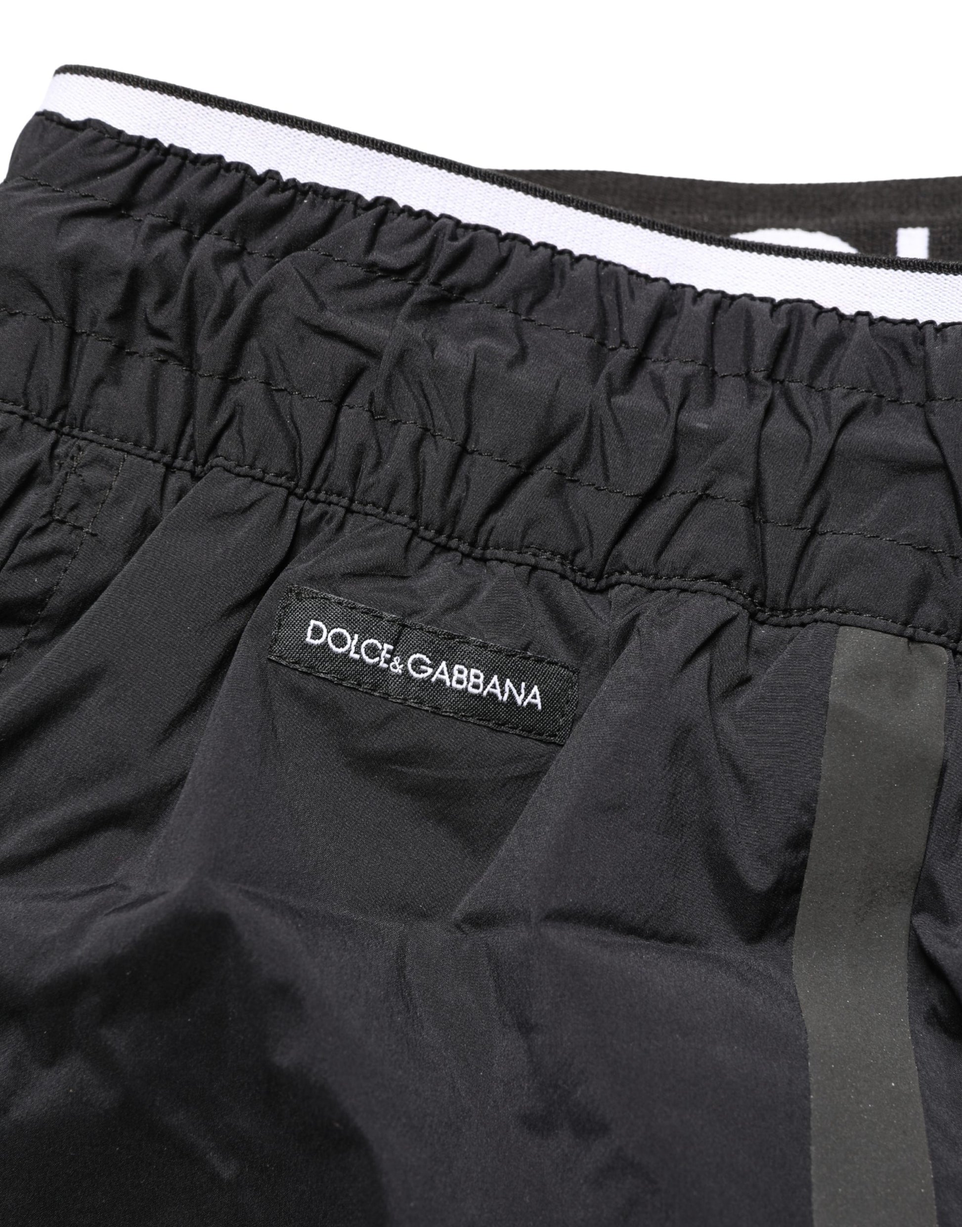 Dolce & Gabbana Black Swim Shorts for Men additional view