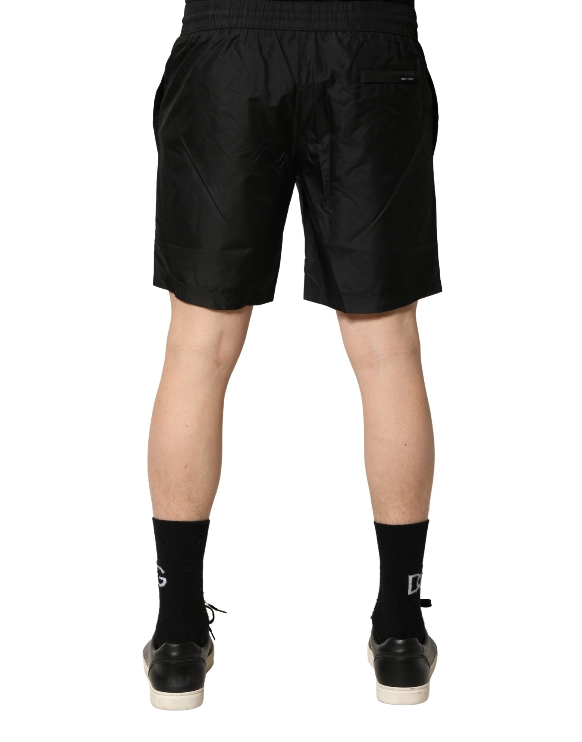 Dolce & Gabbana Black Swim Shorts for Men side view