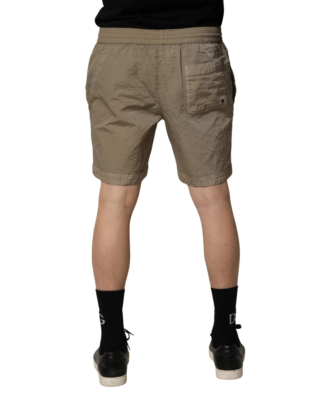 Dolce & Gabbana Brown Swim Shorts for Men side view