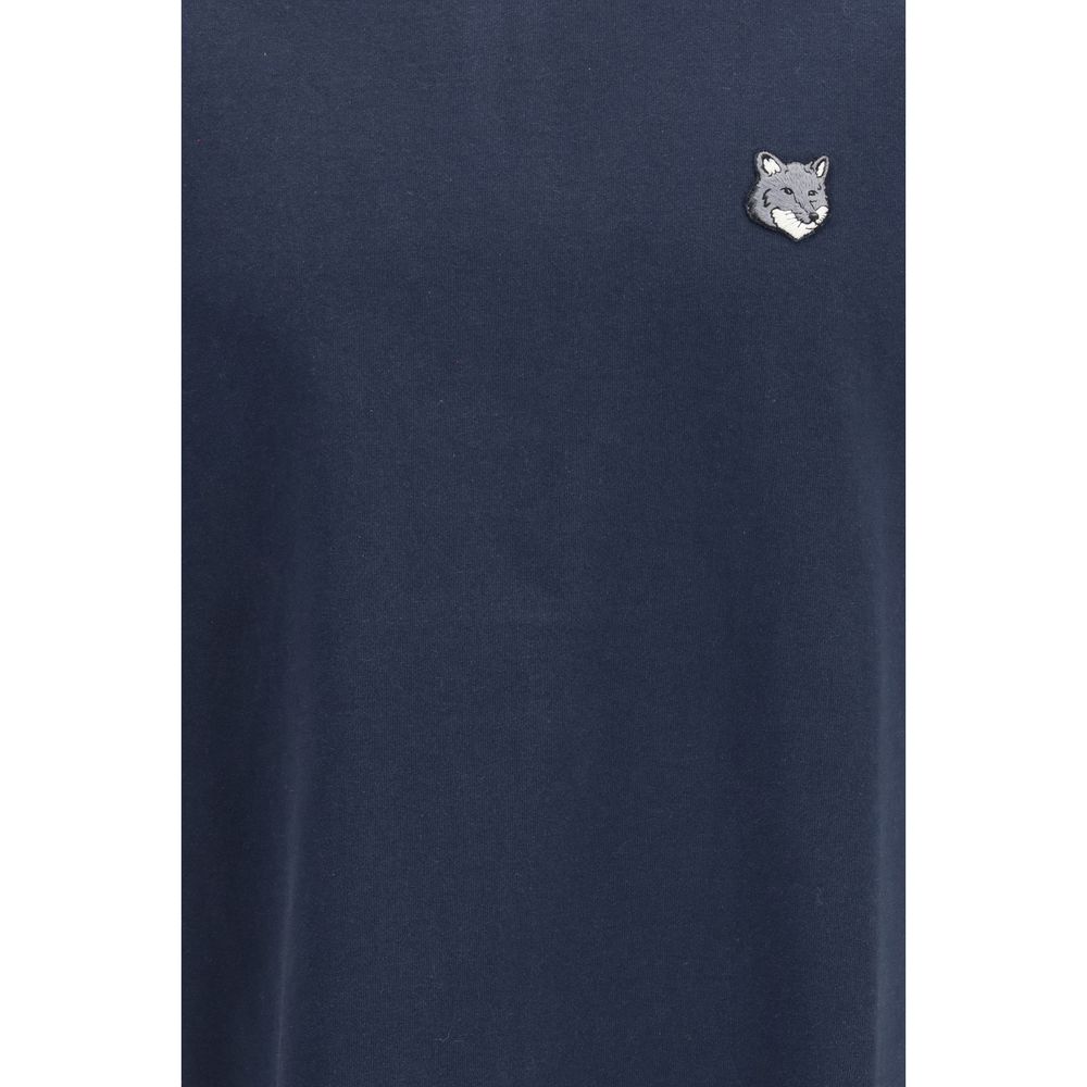Maison Kitsuné Blue T-Shirt for Men detail view