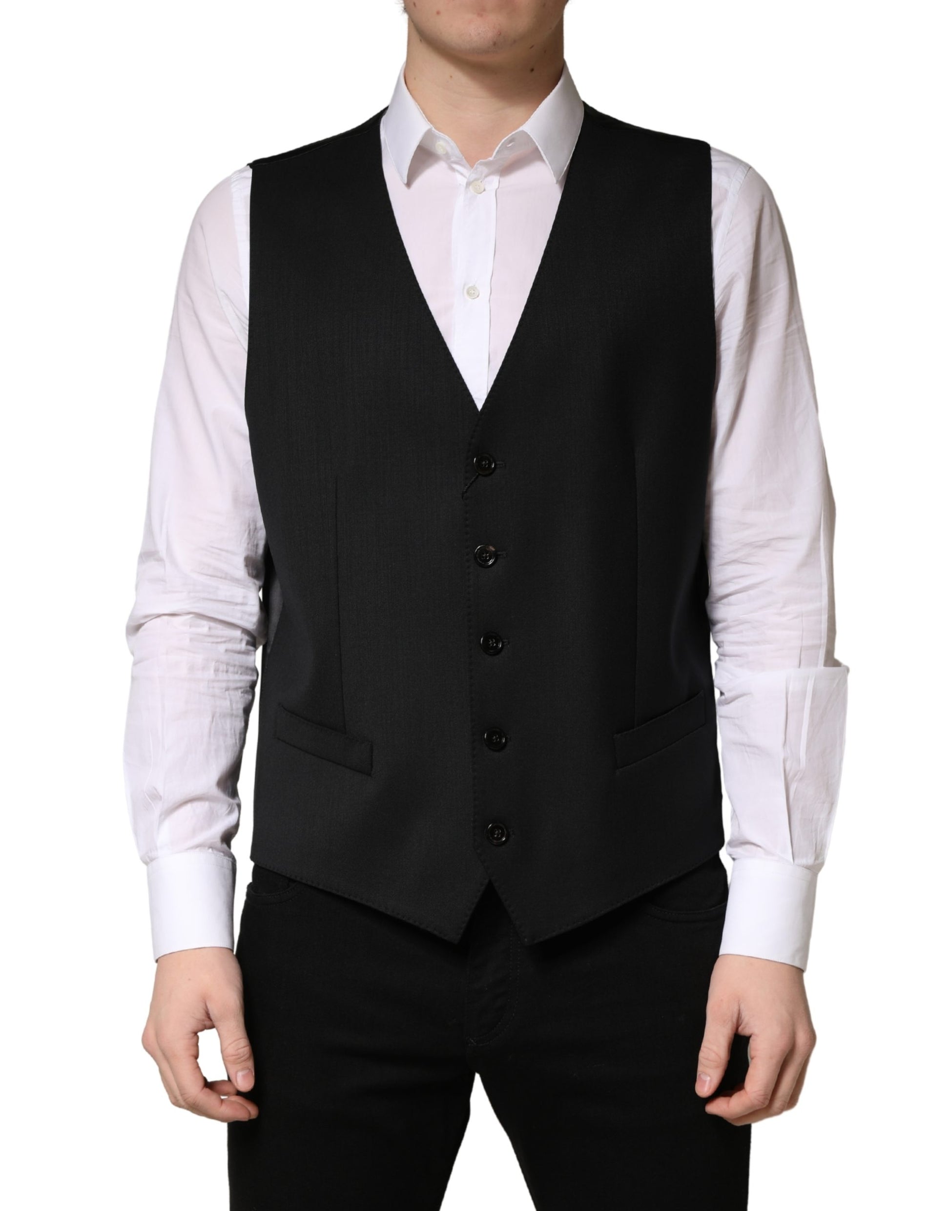Dolce & Gabbana Black Waistcoats for Men alternate view