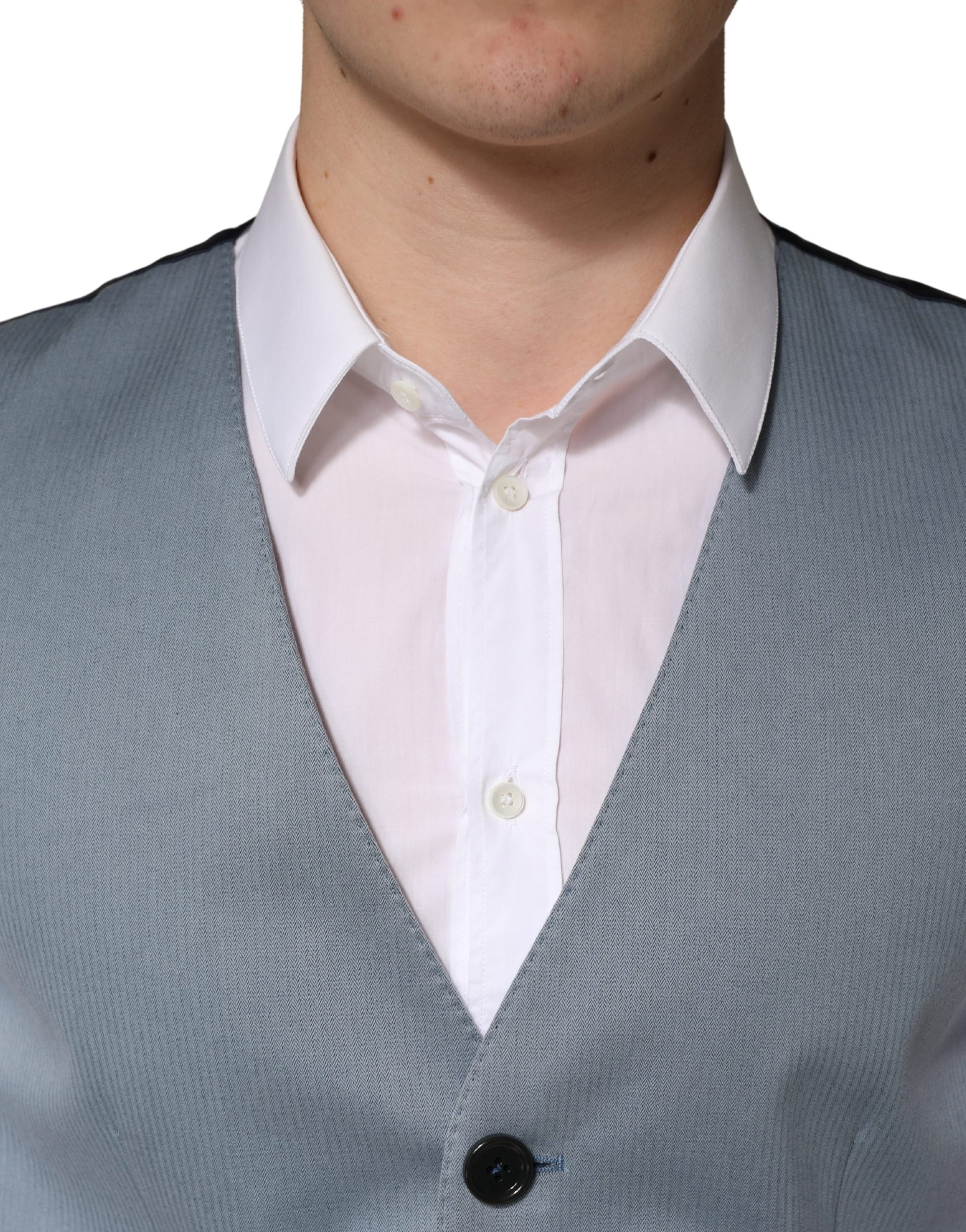 Dolce & Gabbana Grey Waistcoats for Men additional view