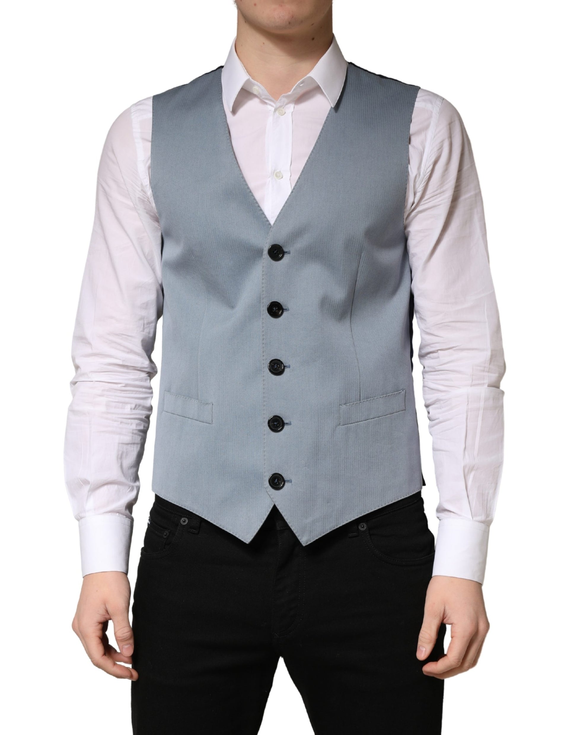 Dolce & Gabbana Grey Waistcoats for Men