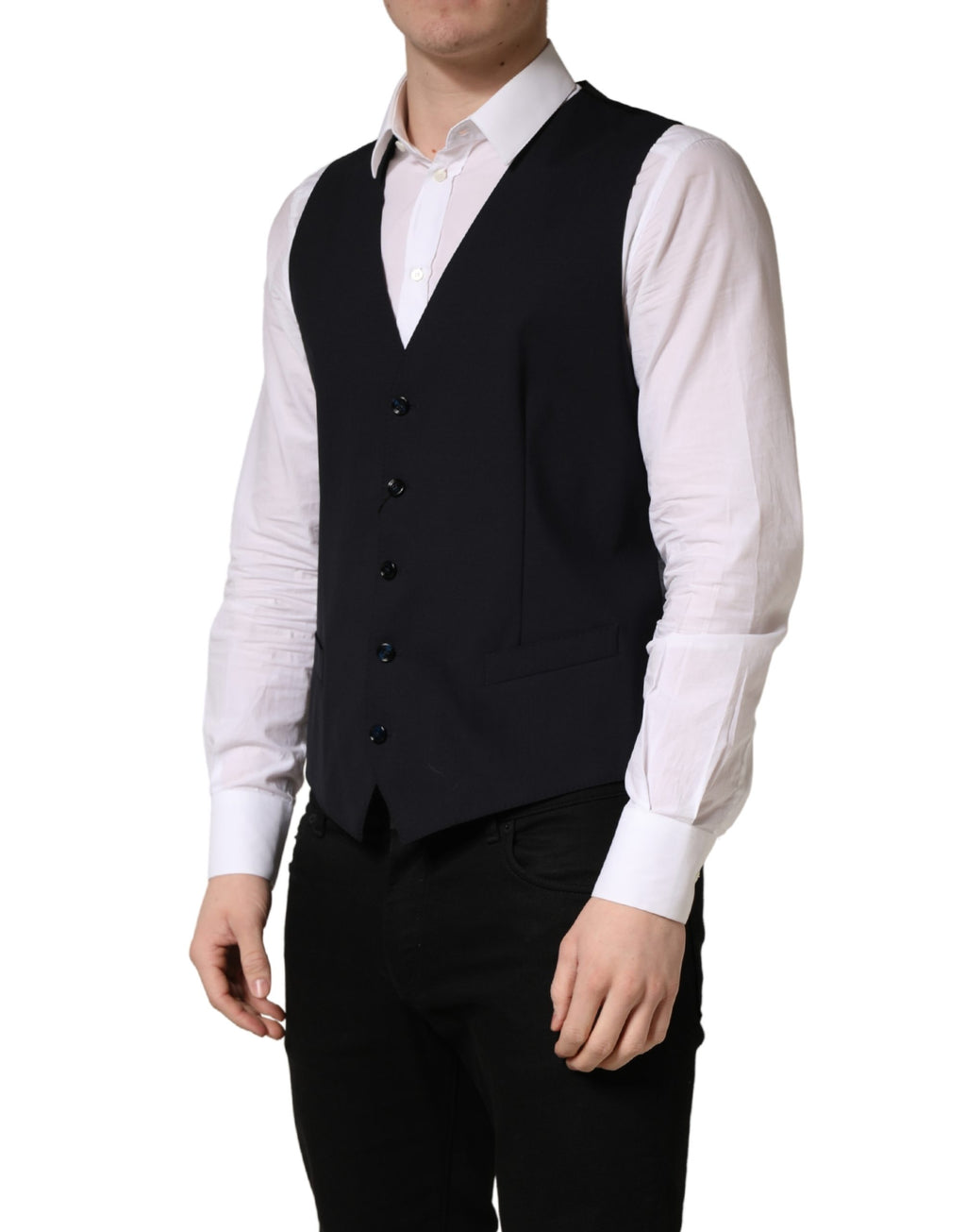 Dolce & Gabbana Black Waistcoats for Men detail view